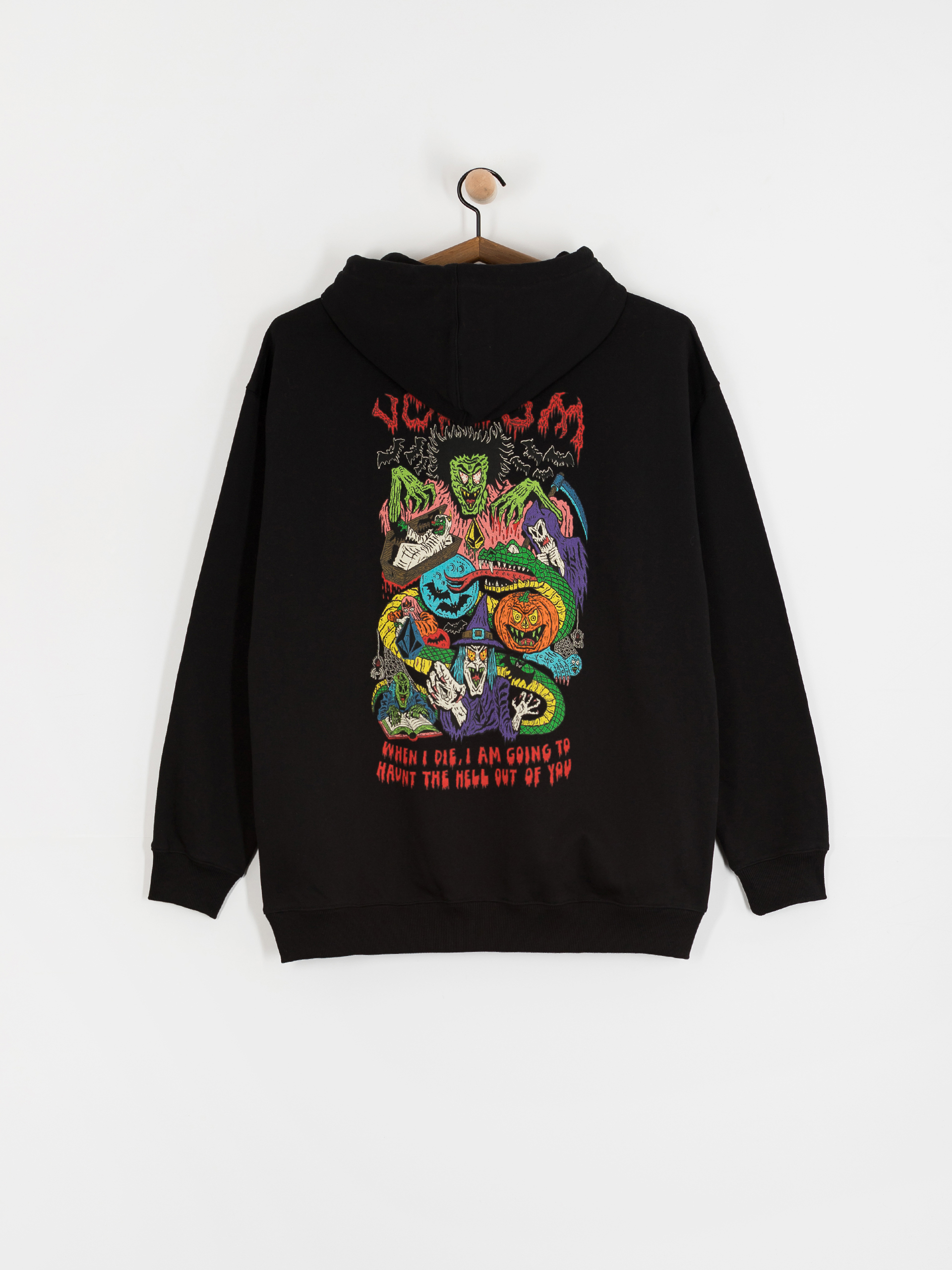 Volcom Fa Jj Villard HD Kapucnis pulóver (black)