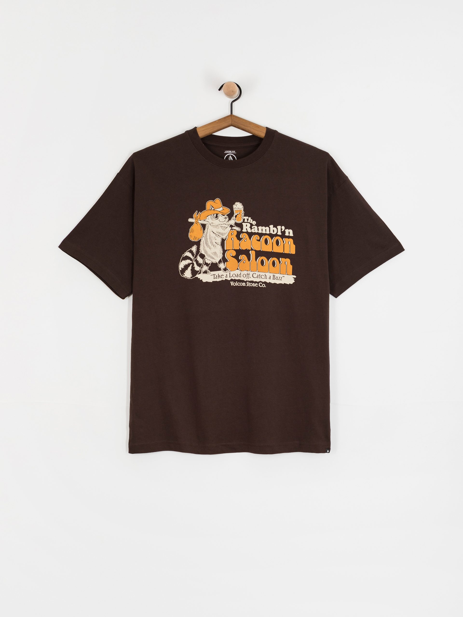 Volcom Racoon Lse Póló (cacao)