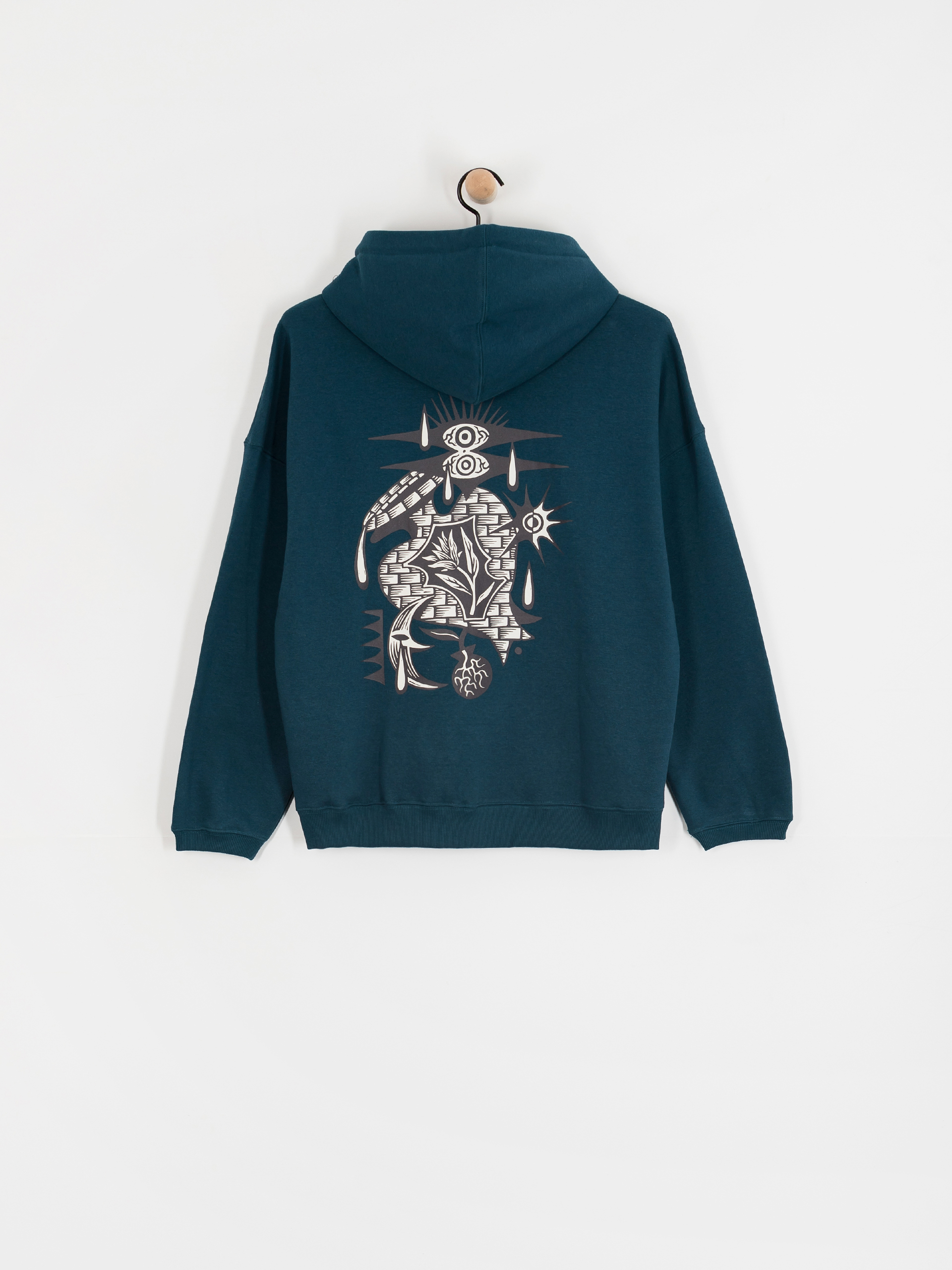 Volcom Fa Vaderetro HD Wmn Kapucnis pulóver (emerald green)