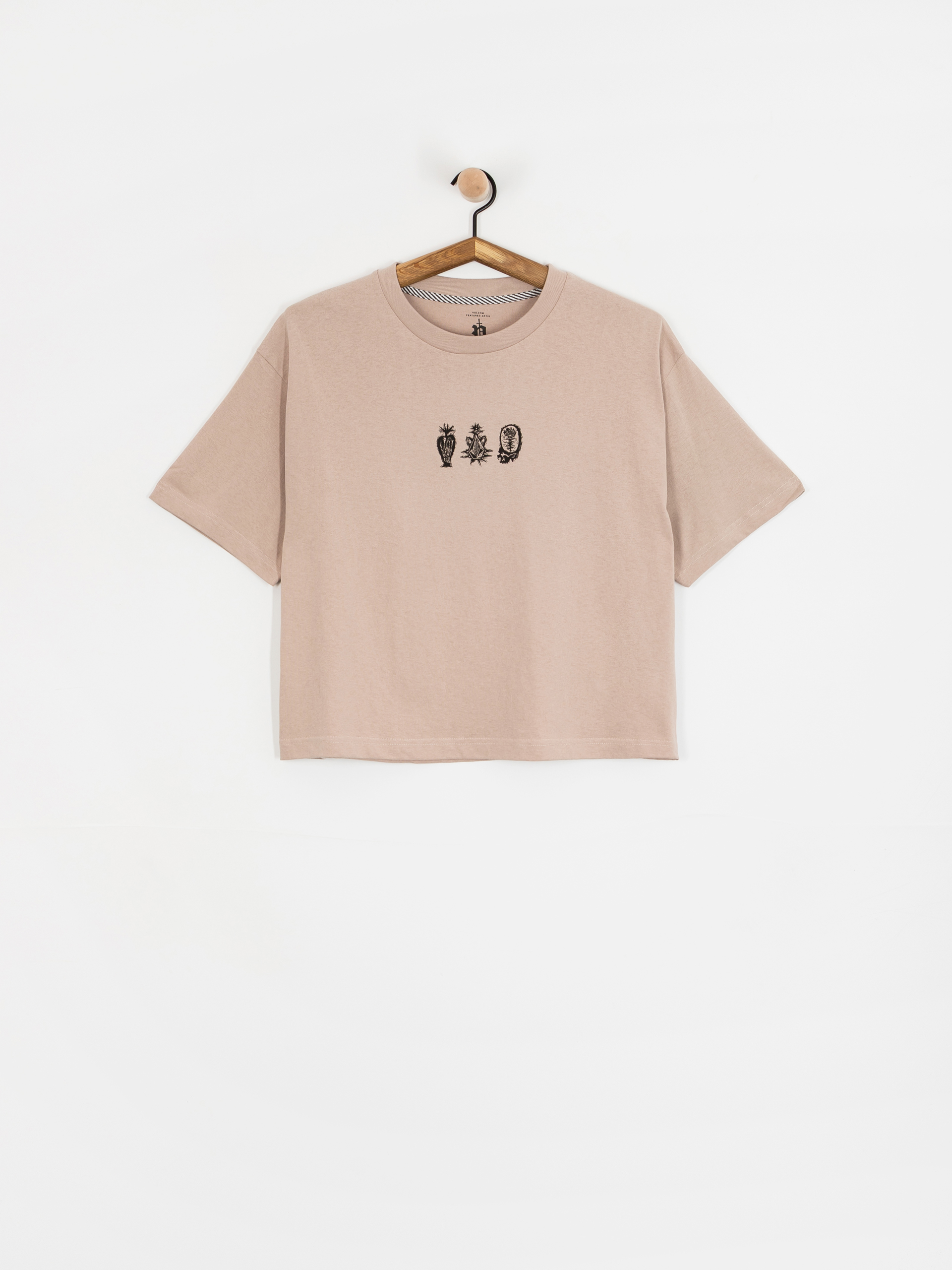 Volcom Fa Vaderetro 2 Wmn Póló (khakiest)