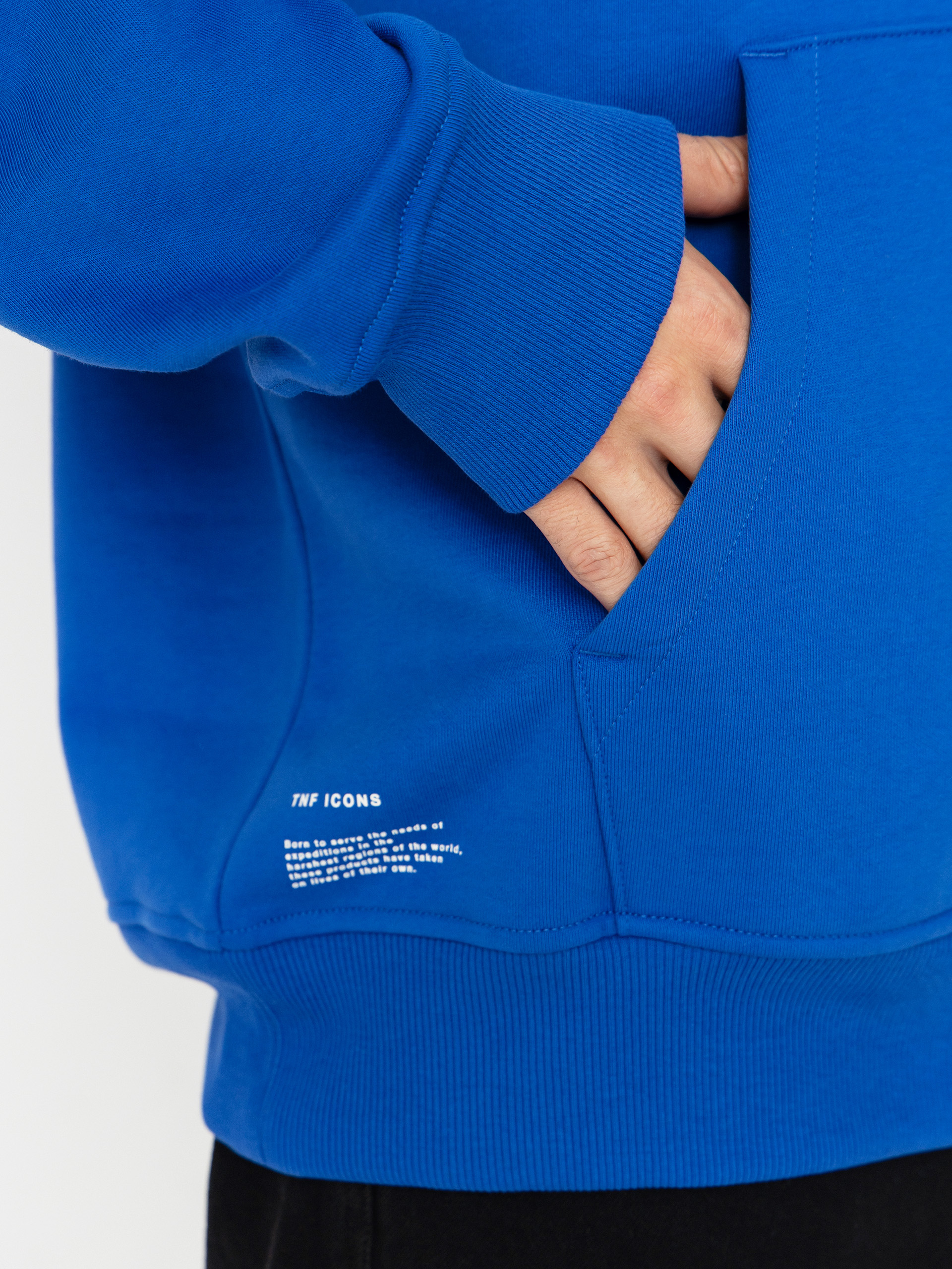 Kapucnis pulóver The North Face Icon Relaxed HD (tnf blue)