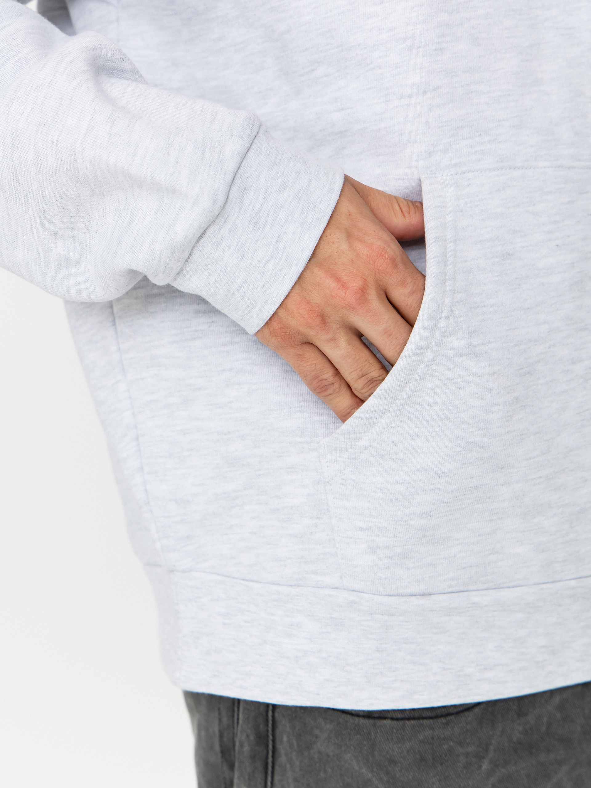 OBEY Nico Extra Heavy HD Kapucnis pulóver (ash grey)