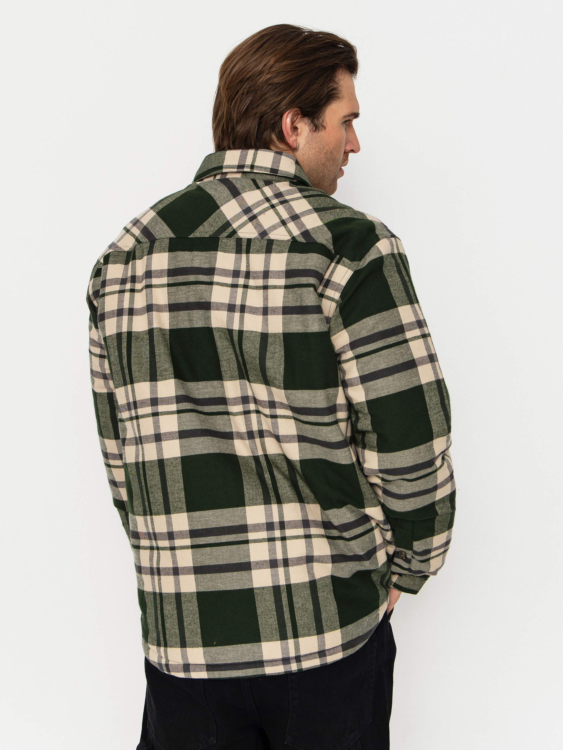 Ing Patagonia LW Insulated Fjord Flannel (ashore old growth green)
