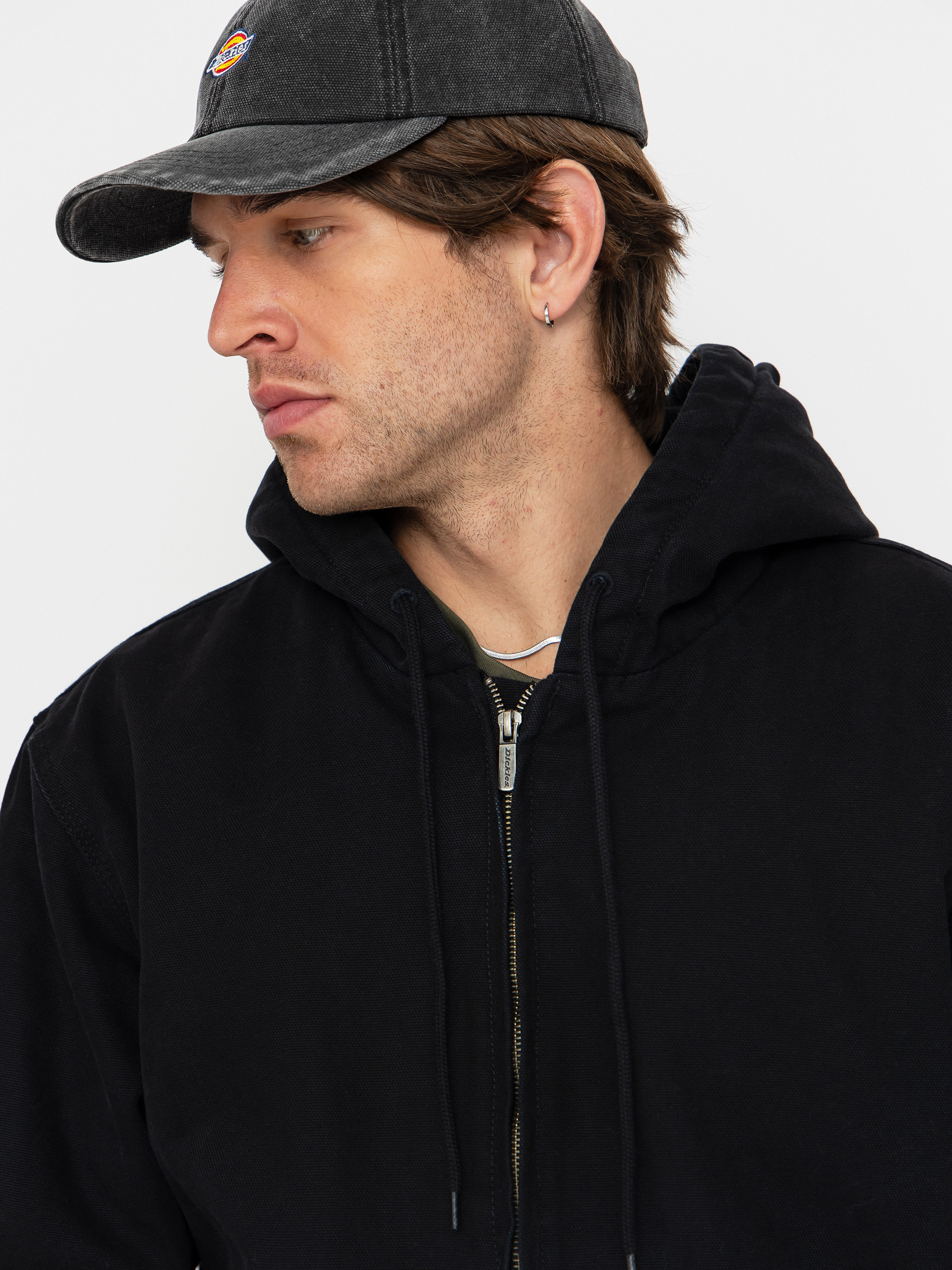Dickies Hilham Hooded Canvas Dzseki (black)