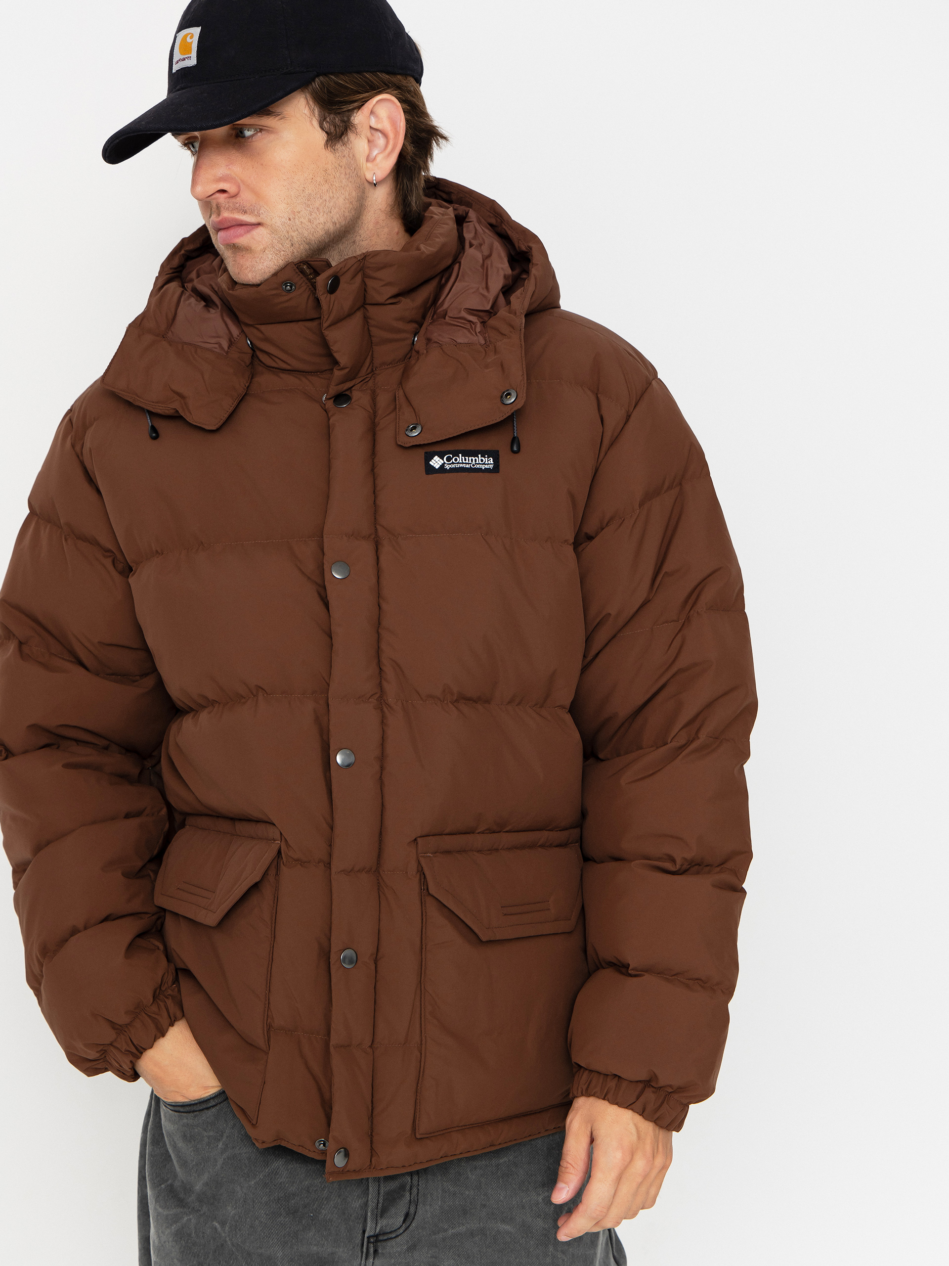 Dzseki Columbia Wallowa Down Hooded (tobacco)