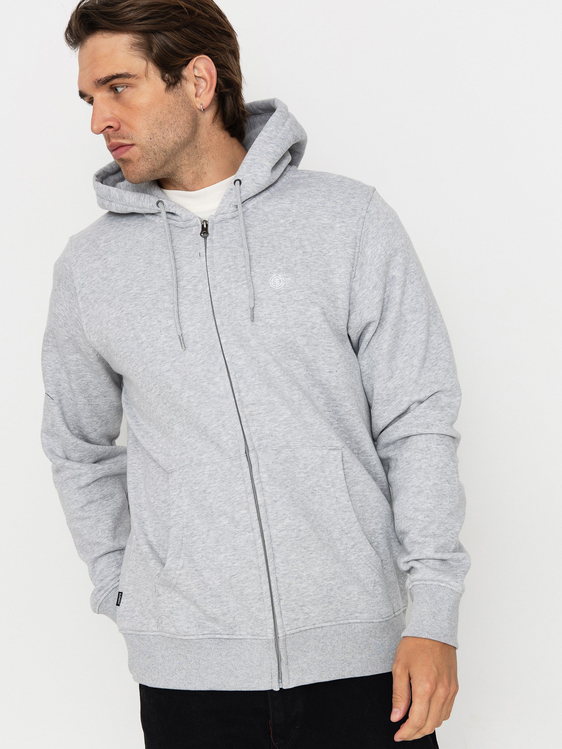 Element Icon Embroidery ZHD Kapucnis pulóver (mid grey heather)