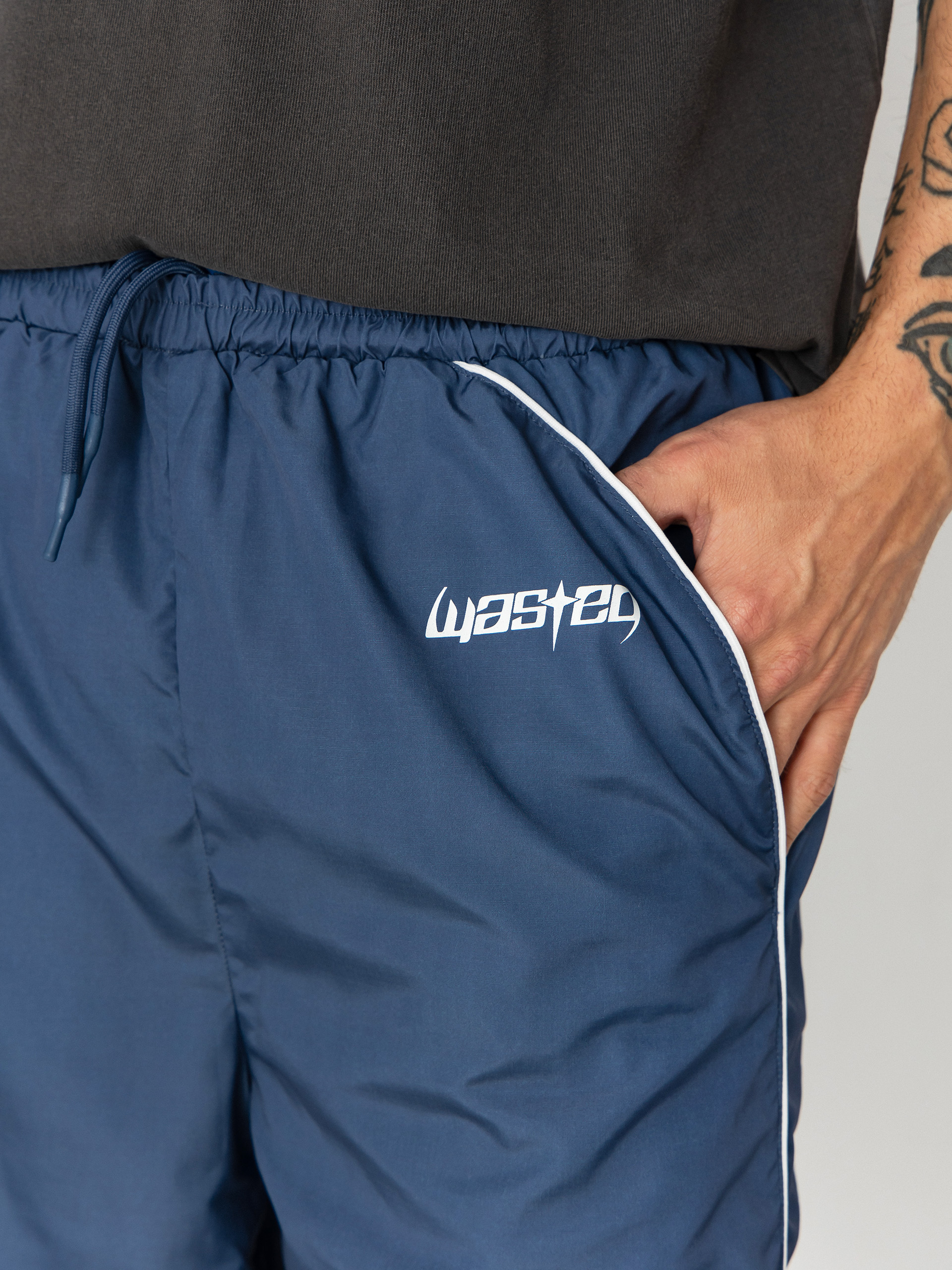 Kisnadrág Wasted Paris Spine Track (ash blue)