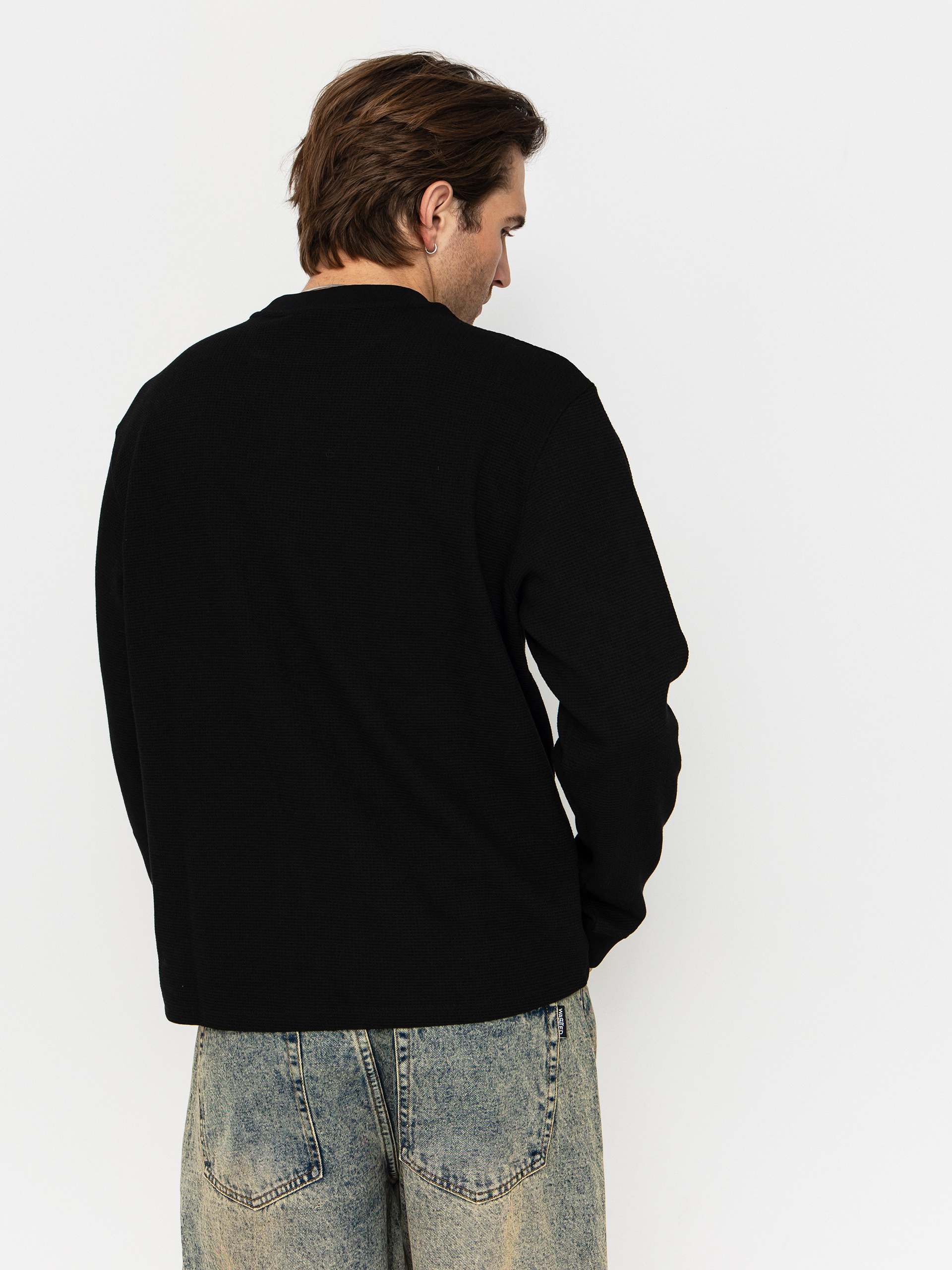 Hosszú ujjú felső Wasted Paris Ignited Thermal (black)
