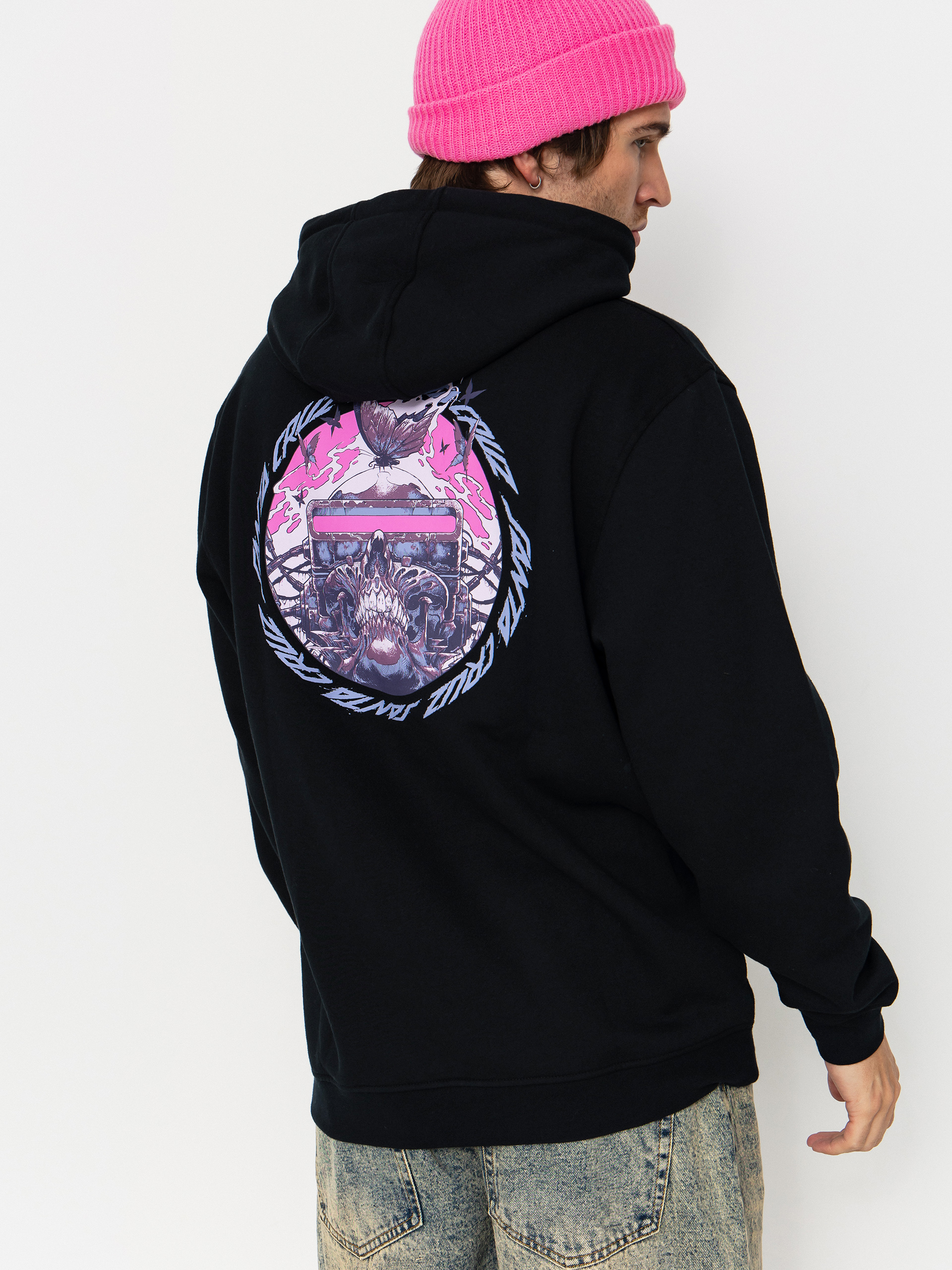 Pulóver Santa Cruz Wooten Cyber (black)