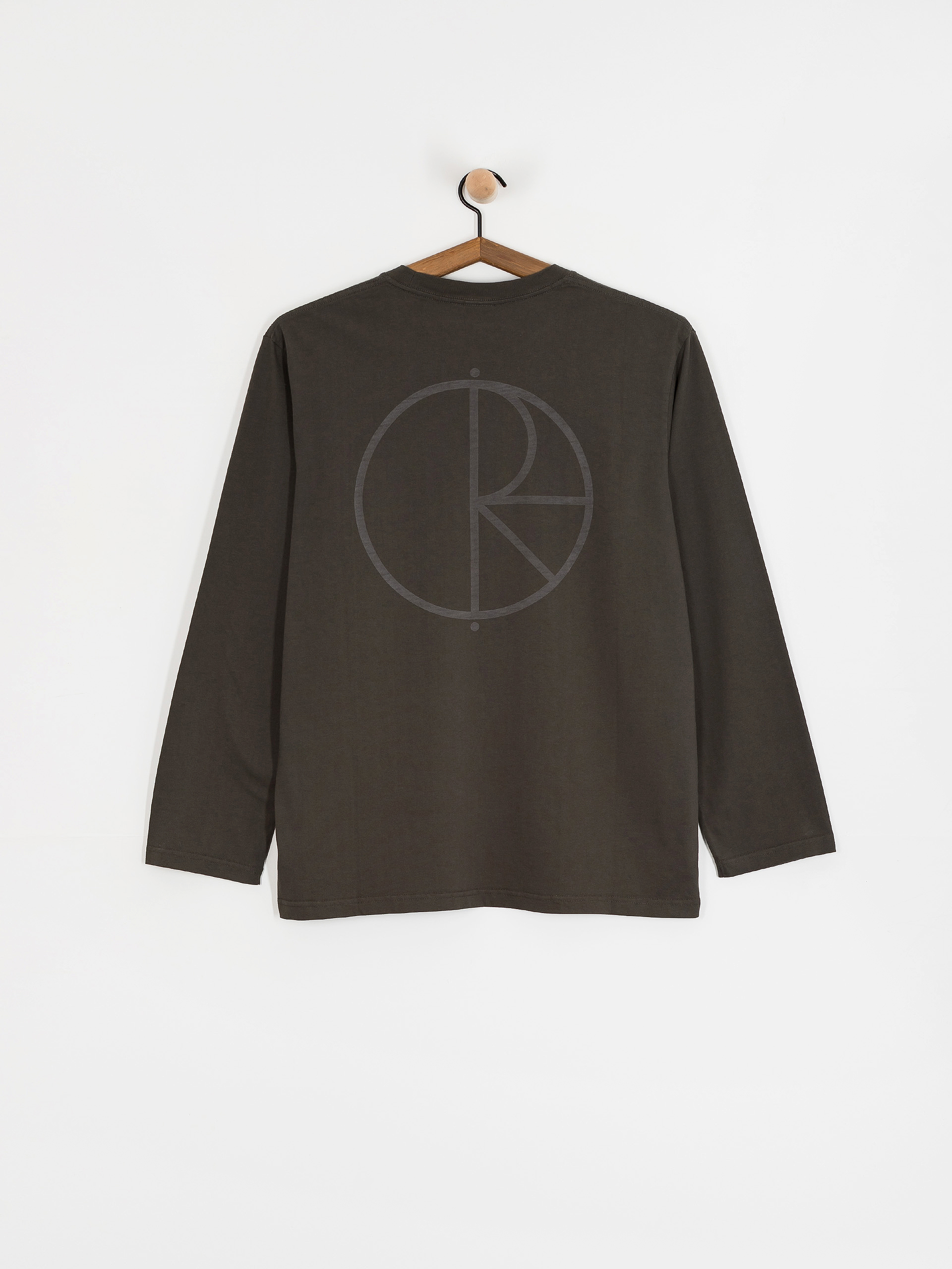 Polar Skate Steve Stroke Logo Hosszú ujjú felső (dirty black)