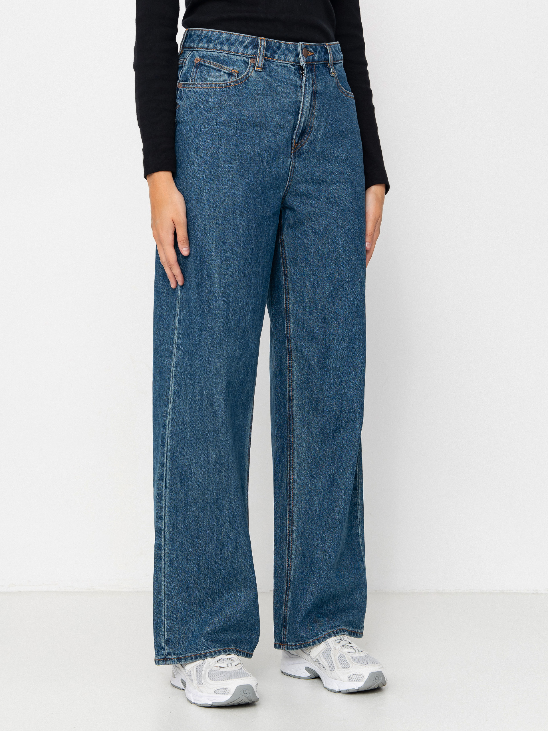 Kisnadrág Volcom Stoned Bf Hirise Wmn (indigo ridge wash)