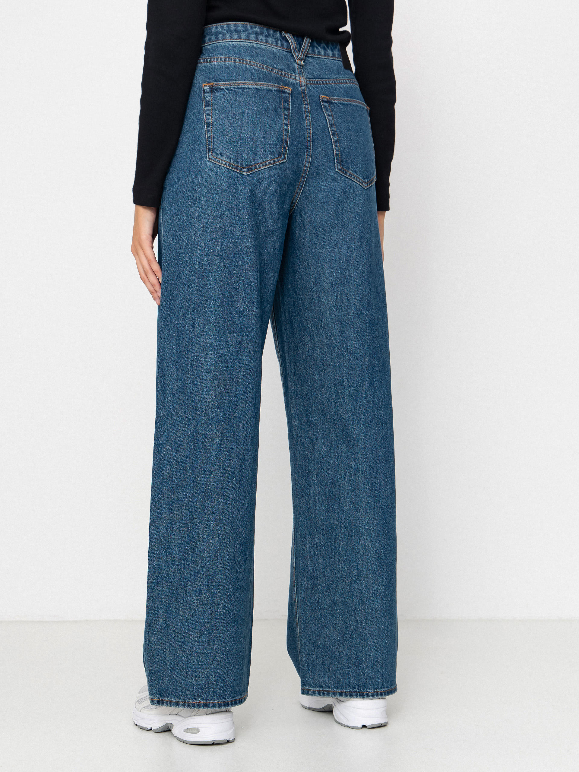 Kisnadrág Volcom Stoned Bf Hirise Wmn (indigo ridge wash)