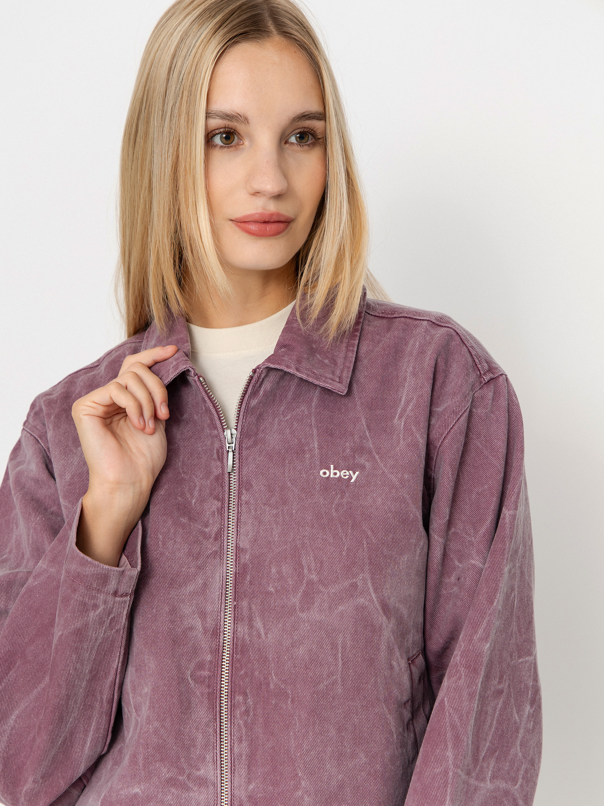 Dzseki OBEY Donovan Zip Wmn (tulip wrinkle wash)