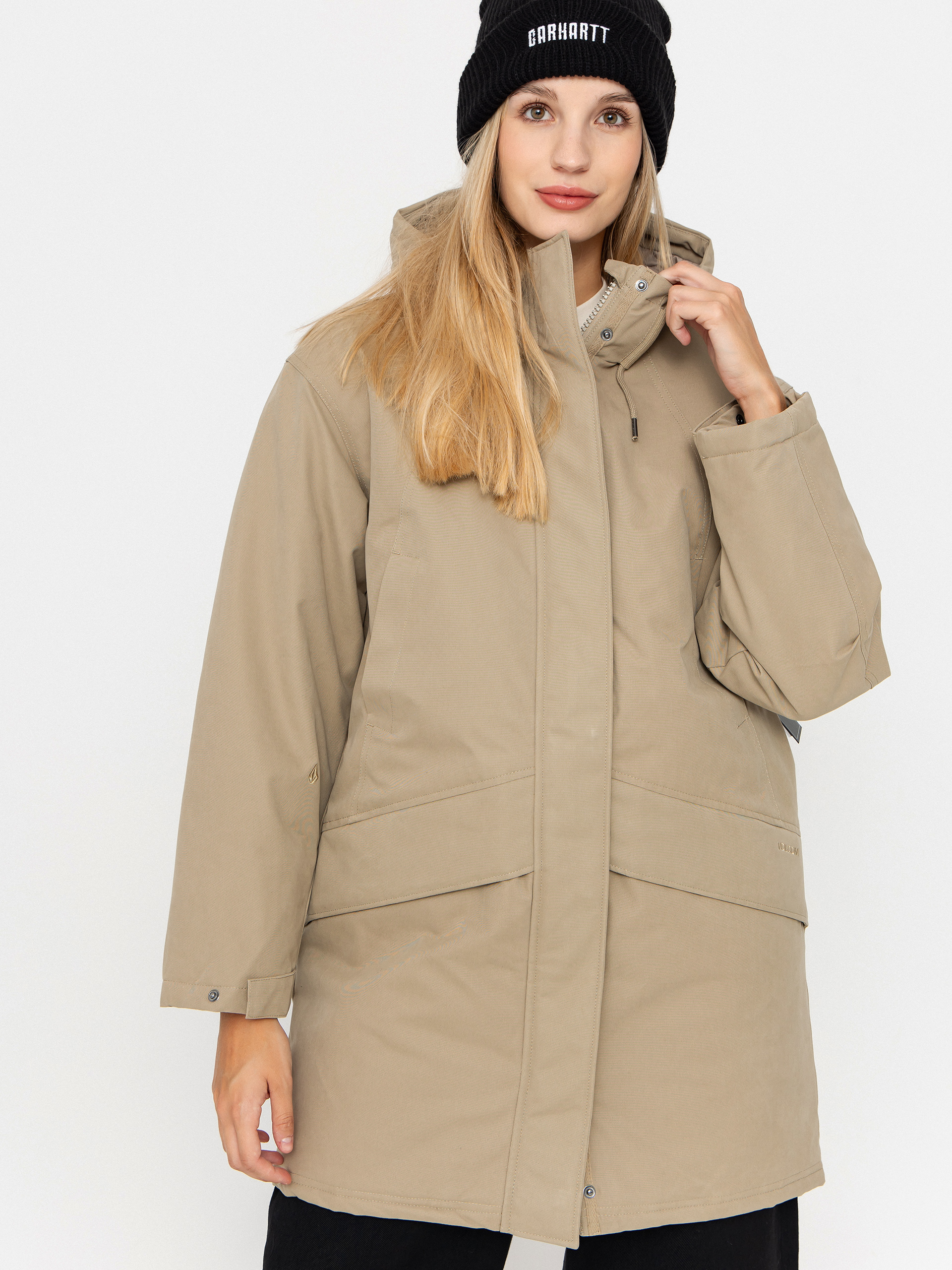 Dzseki Volcom Somestone 10K Parka Wmn (khaki)