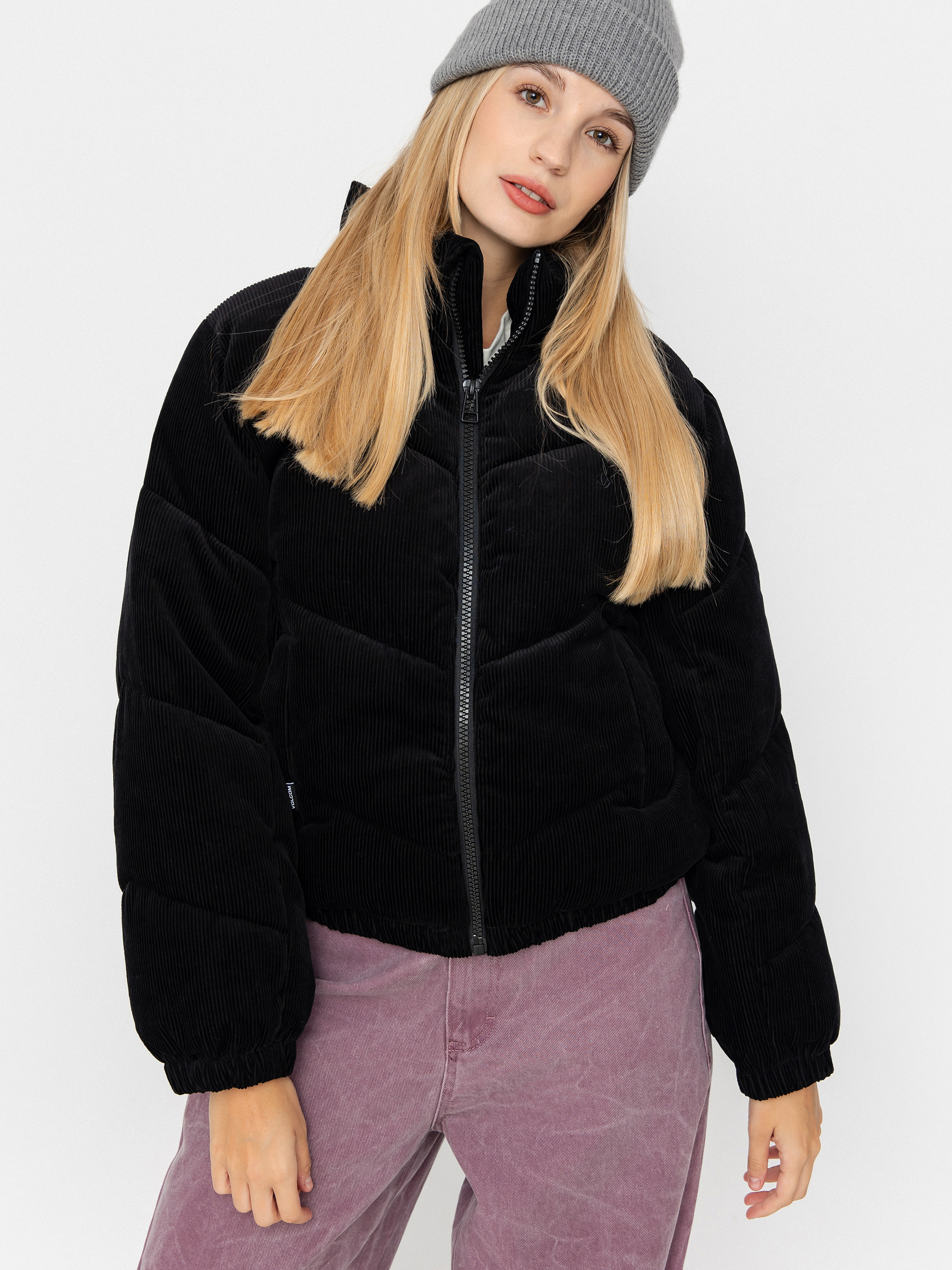 Dzseki Volcom Cord'n Stone Puff Wmn (black)