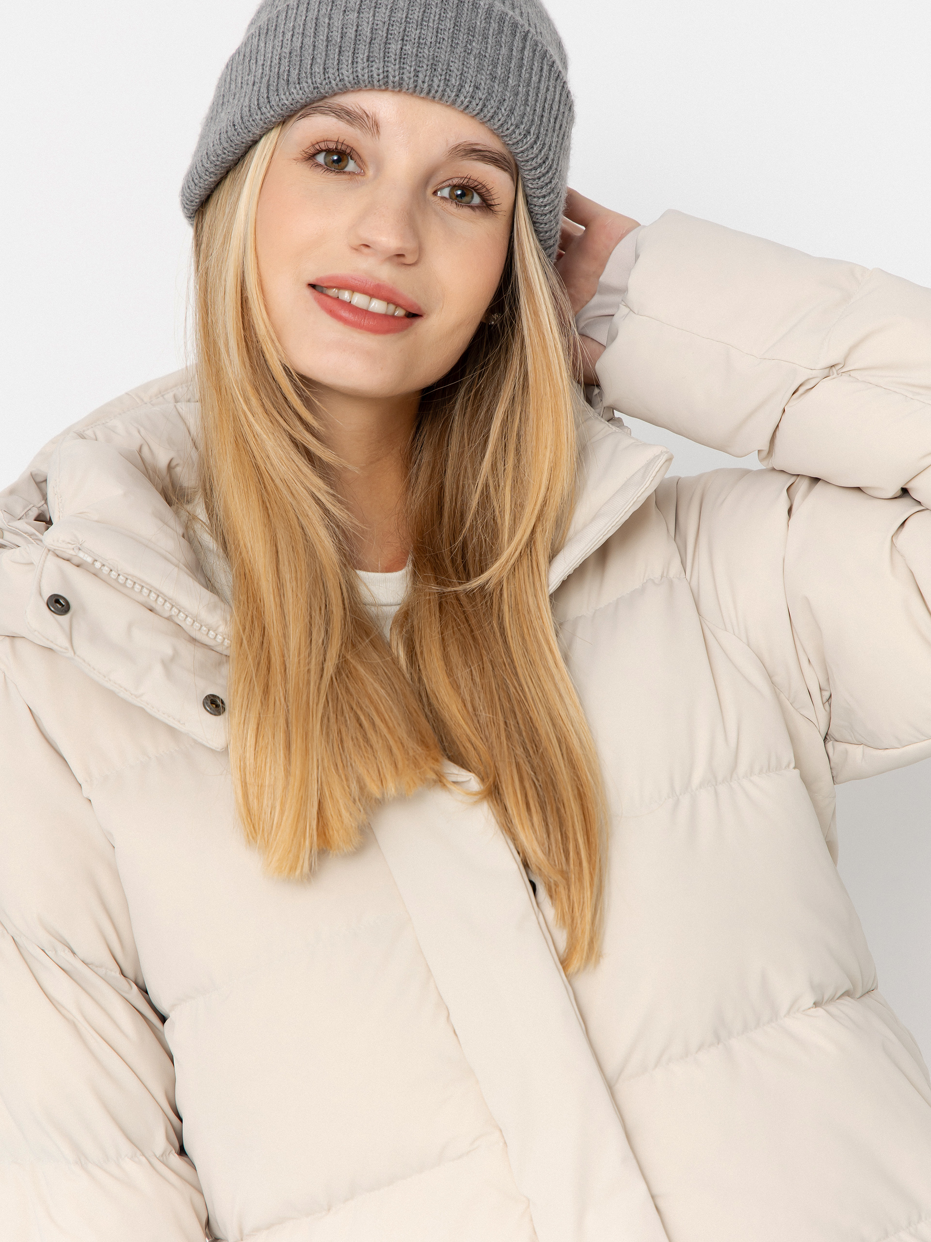 Columbia Amaze Puff Hooded Wmn Dzseki (dark stone)