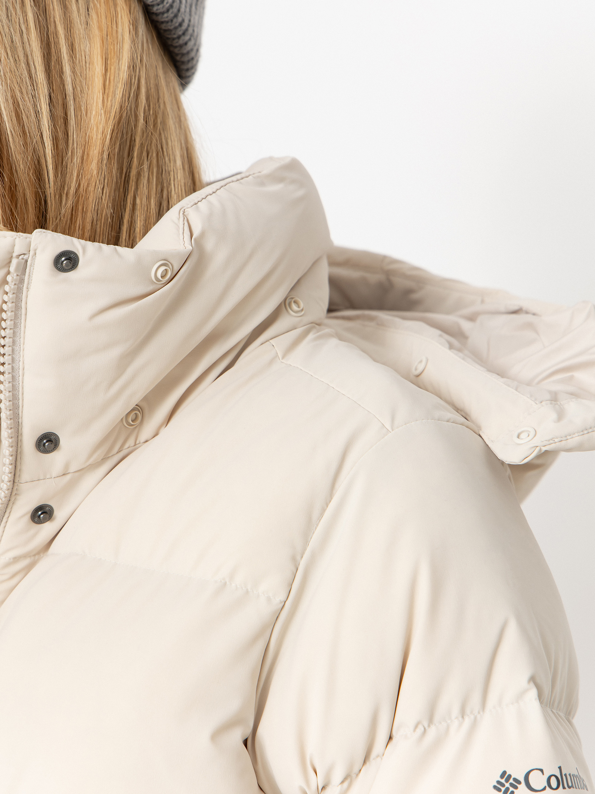 Columbia Amaze Puff Hooded Wmn Dzseki (dark stone)