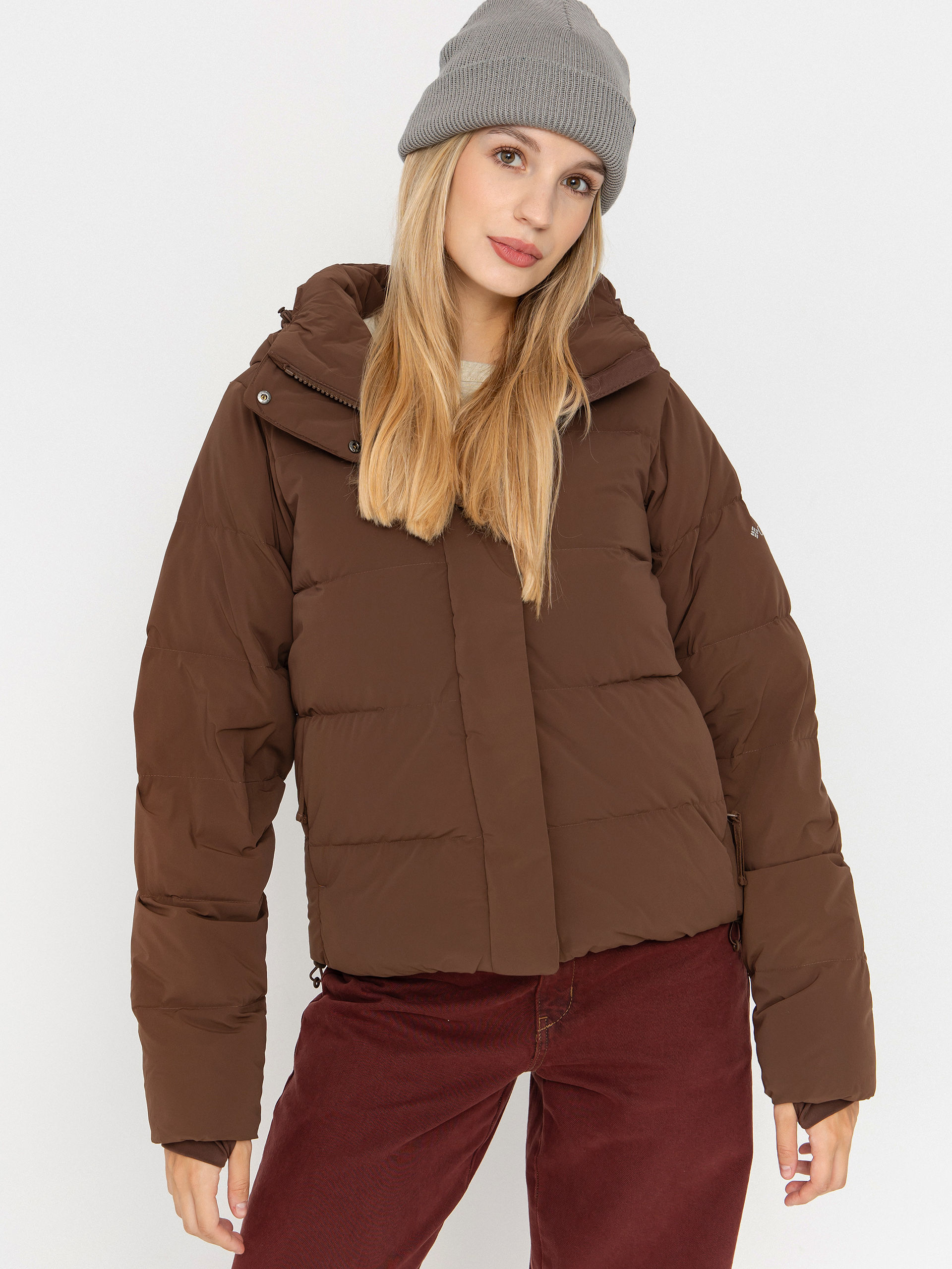 Columbia Amaze Puff Hooded Wmn Dzseki (tobacco)