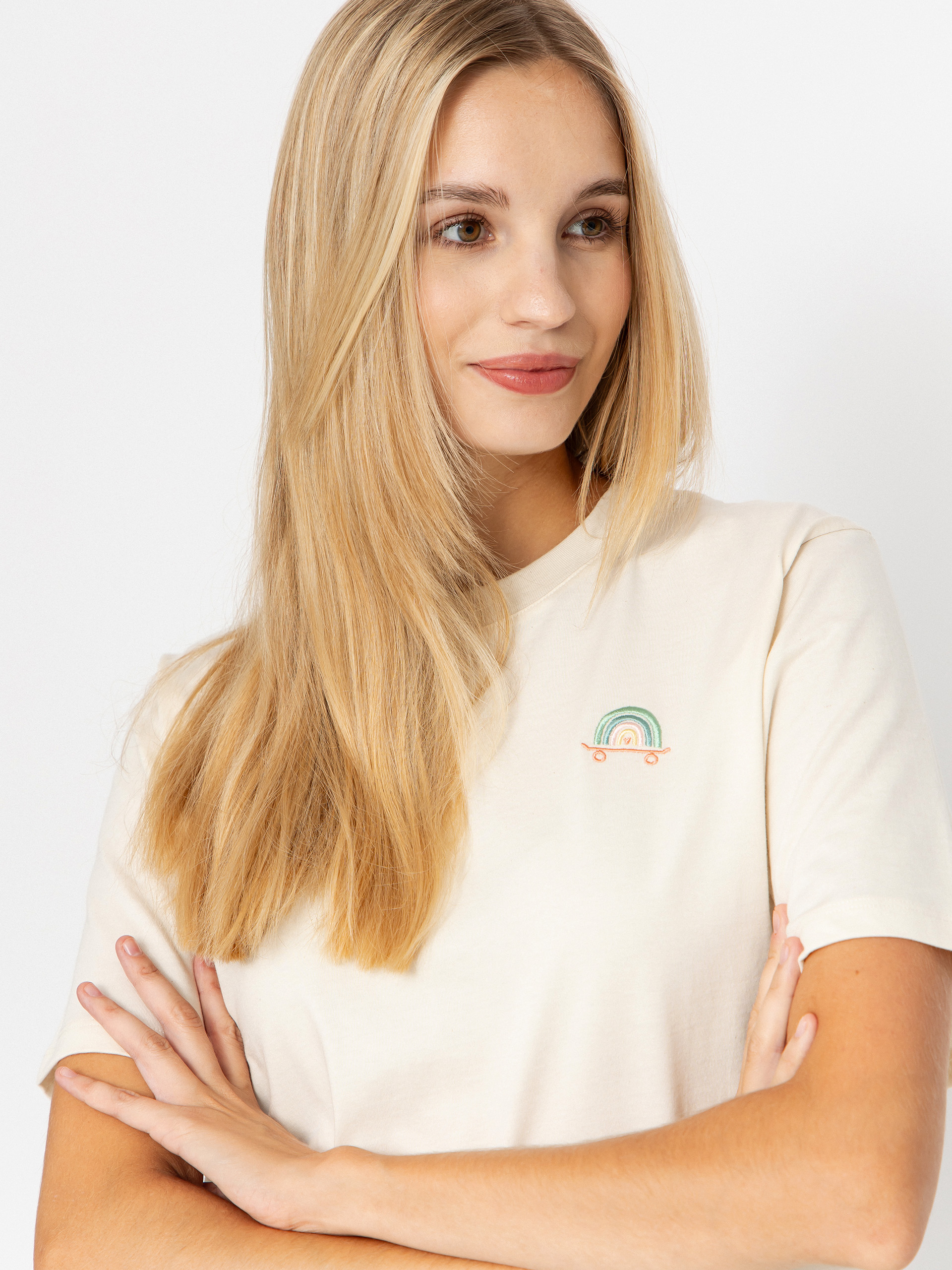 Póló Iriedaily Skate Heart Wmn (undyed)