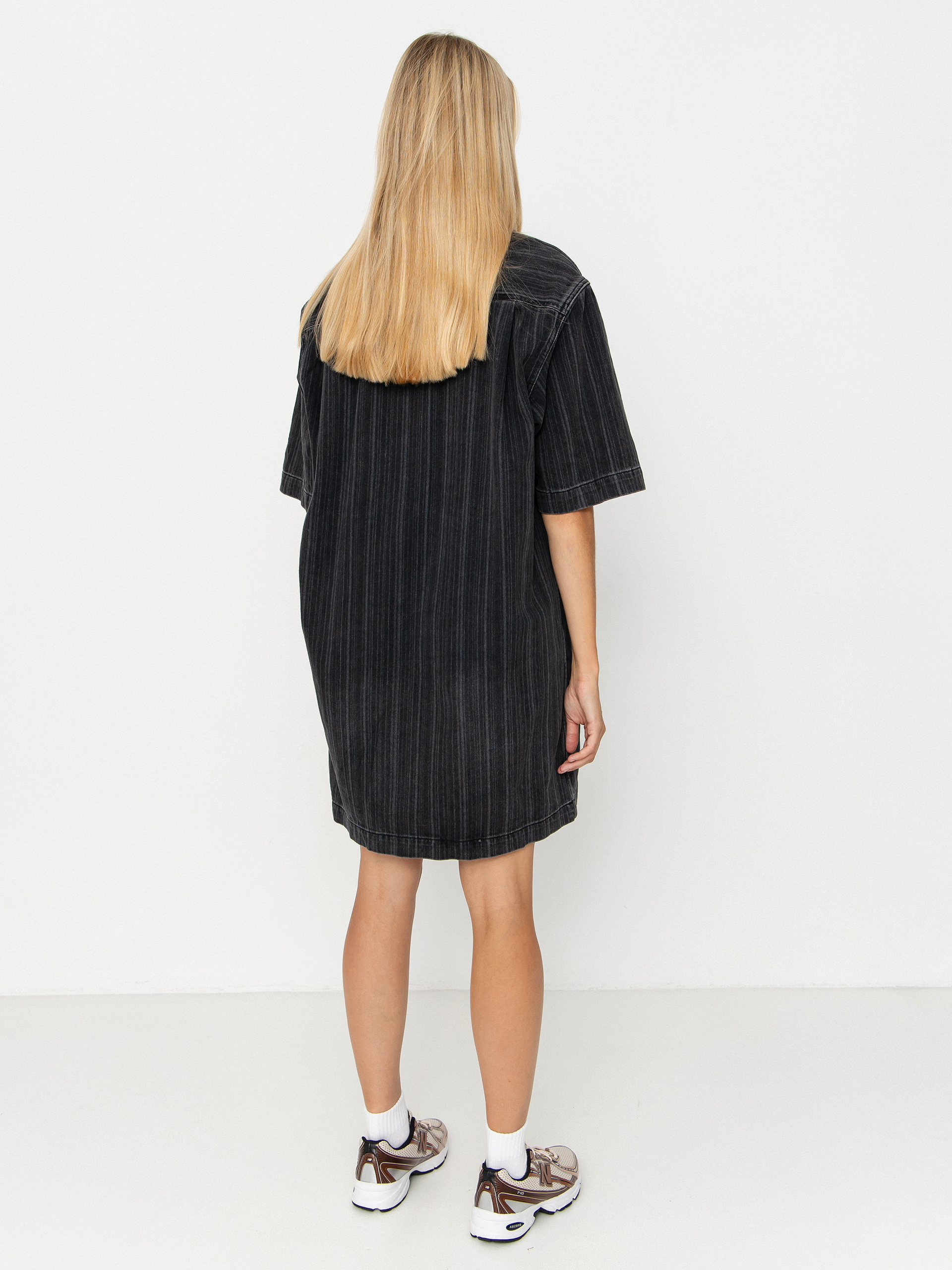Carhartt WIP Rylan Dress Wmn Ruha (rylan stripe/black/stone washed)