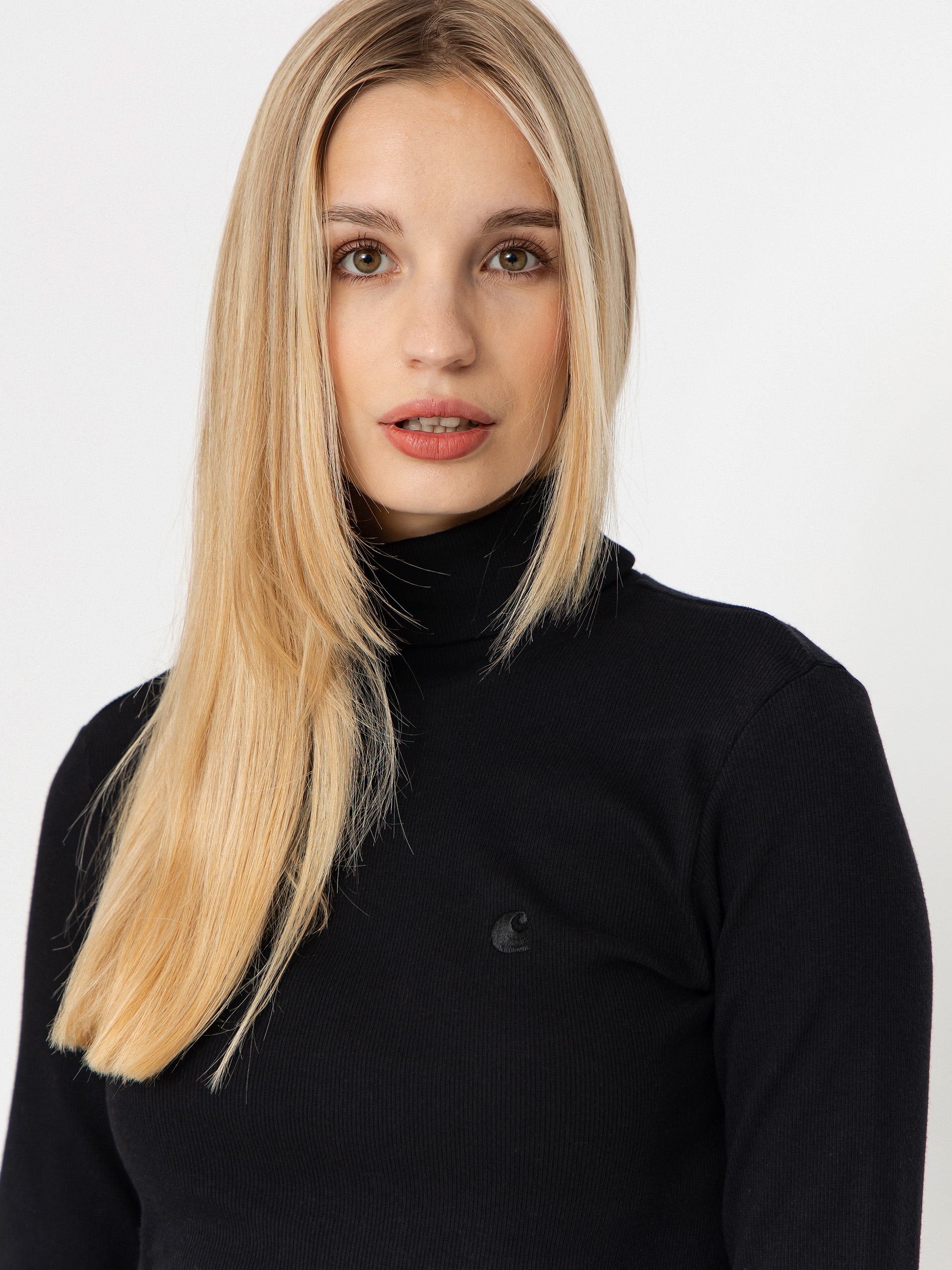 Carhartt WIP Philipa Mockneck Wmn Hosszú ujjú felső (black)