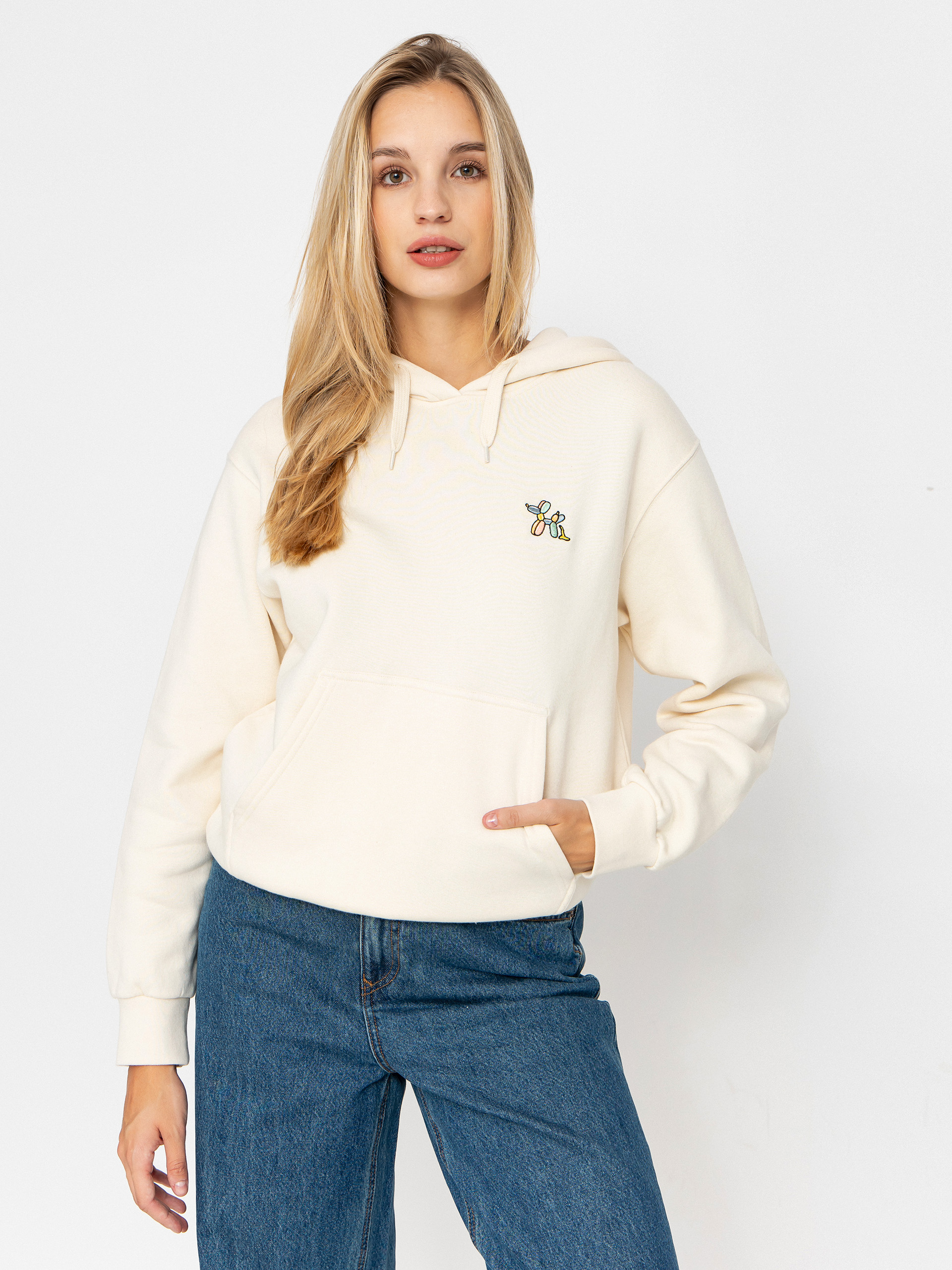 Kapucnis pulóver Iriedaily Puffy Dog HD Wmn (undyed)