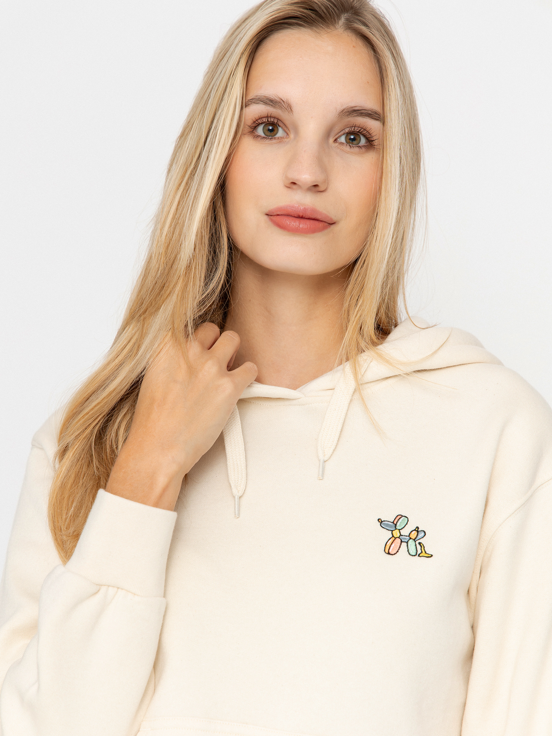 Kapucnis pulóver Iriedaily Puffy Dog HD Wmn (undyed)