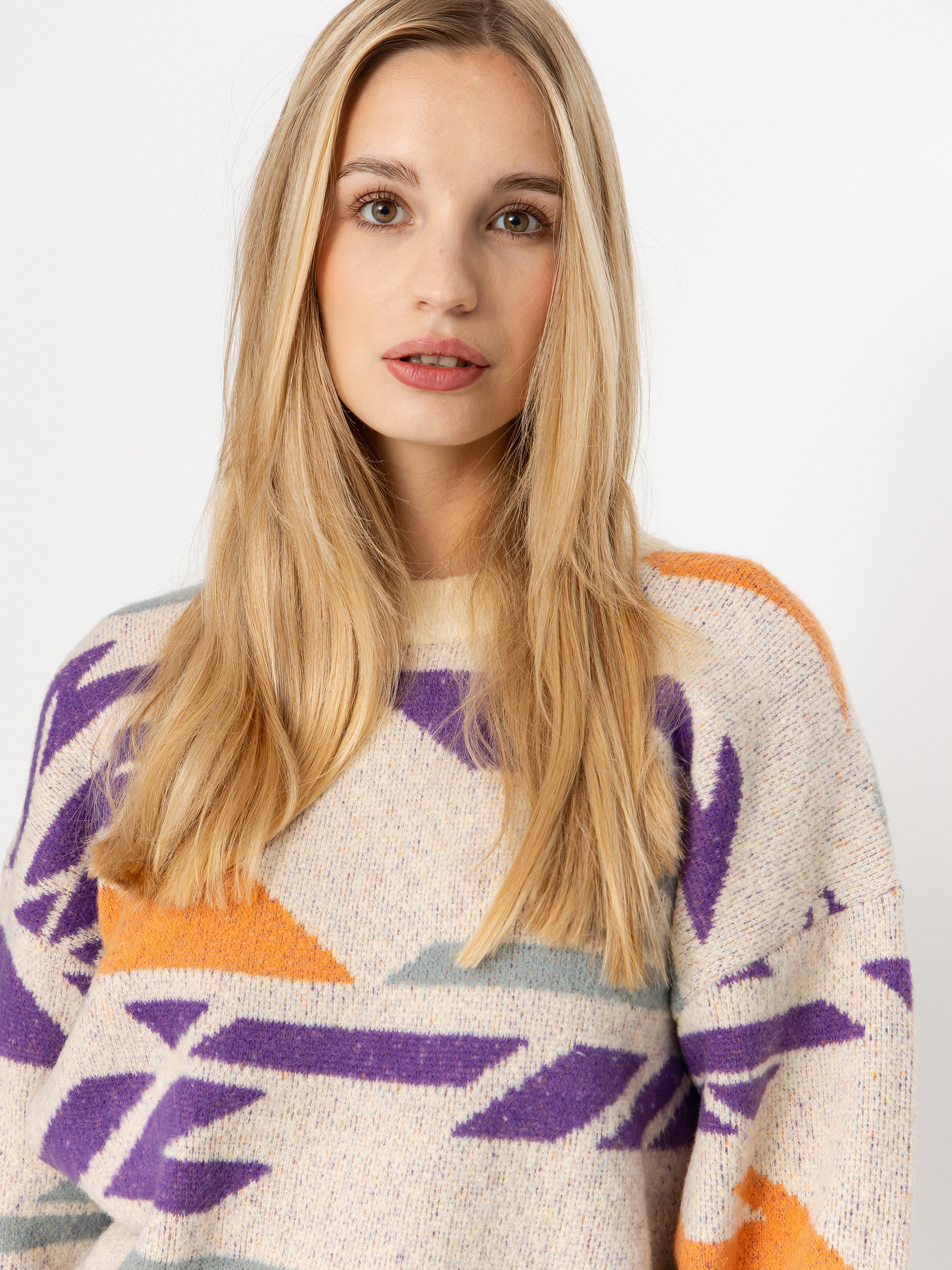 Iriedaily Boxy Fluff Pulóver Wmn (chalk)