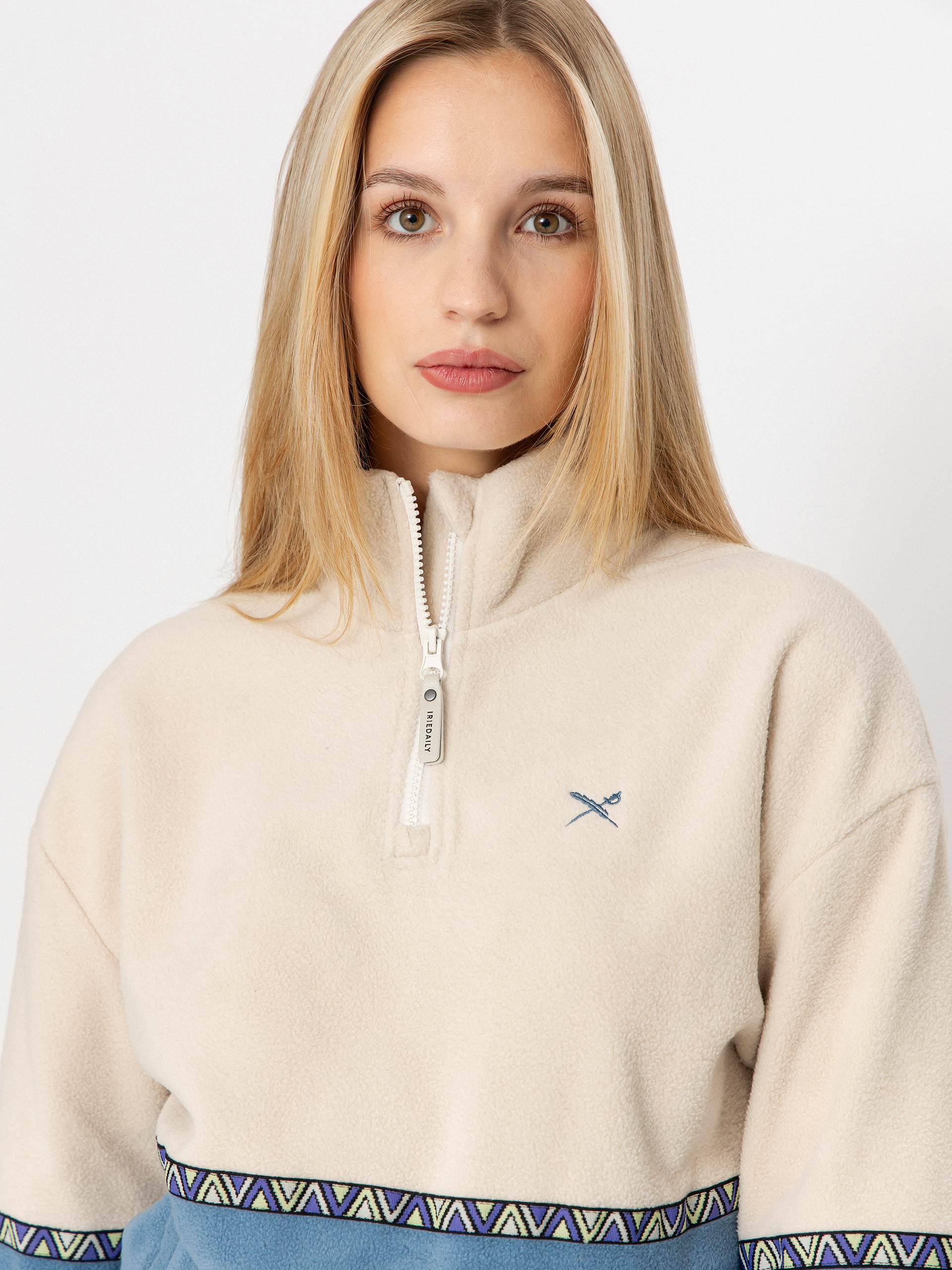 Női Iriedaily Holina Polár pulóver (grey blue)