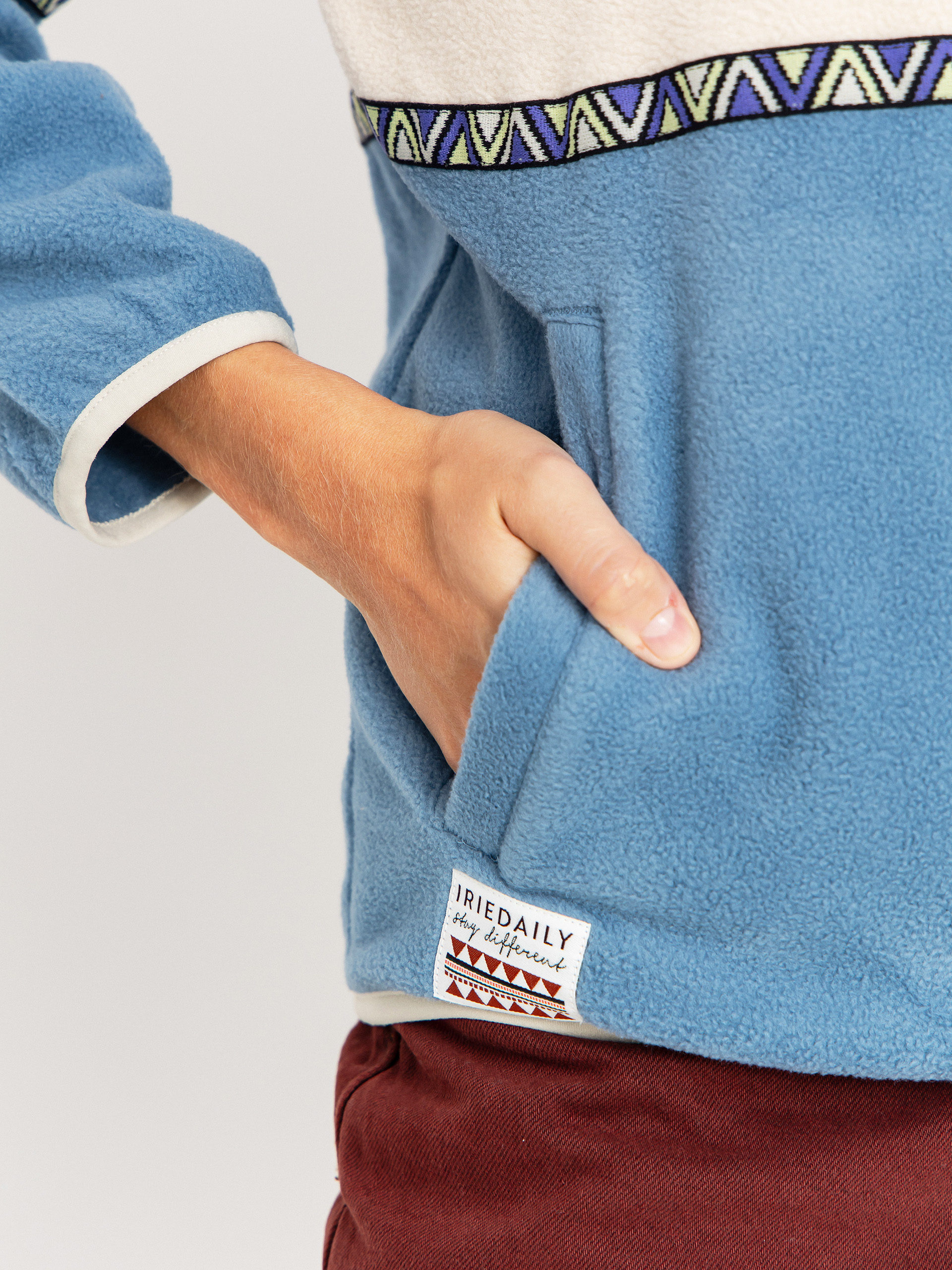 Női Iriedaily Holina Polár pulóver (grey blue)