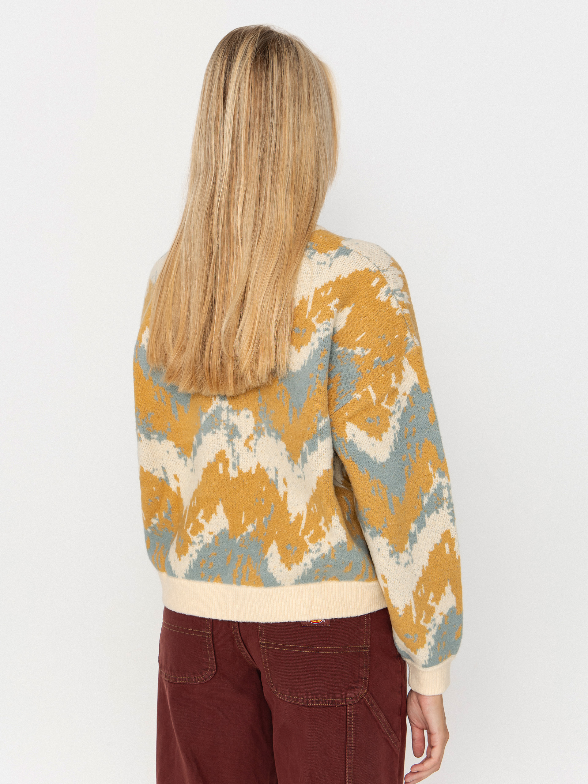 Iriedaily Boxy Fluff Wmn Pulóver (khaki grey)