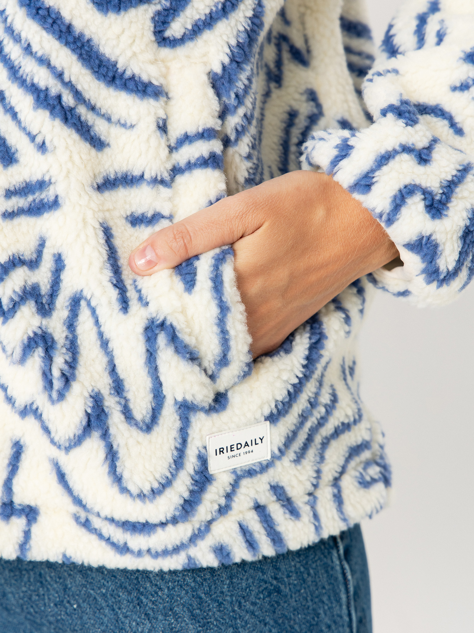 Dzseki Iriedaily Pat Teddy Wmn (ecru)