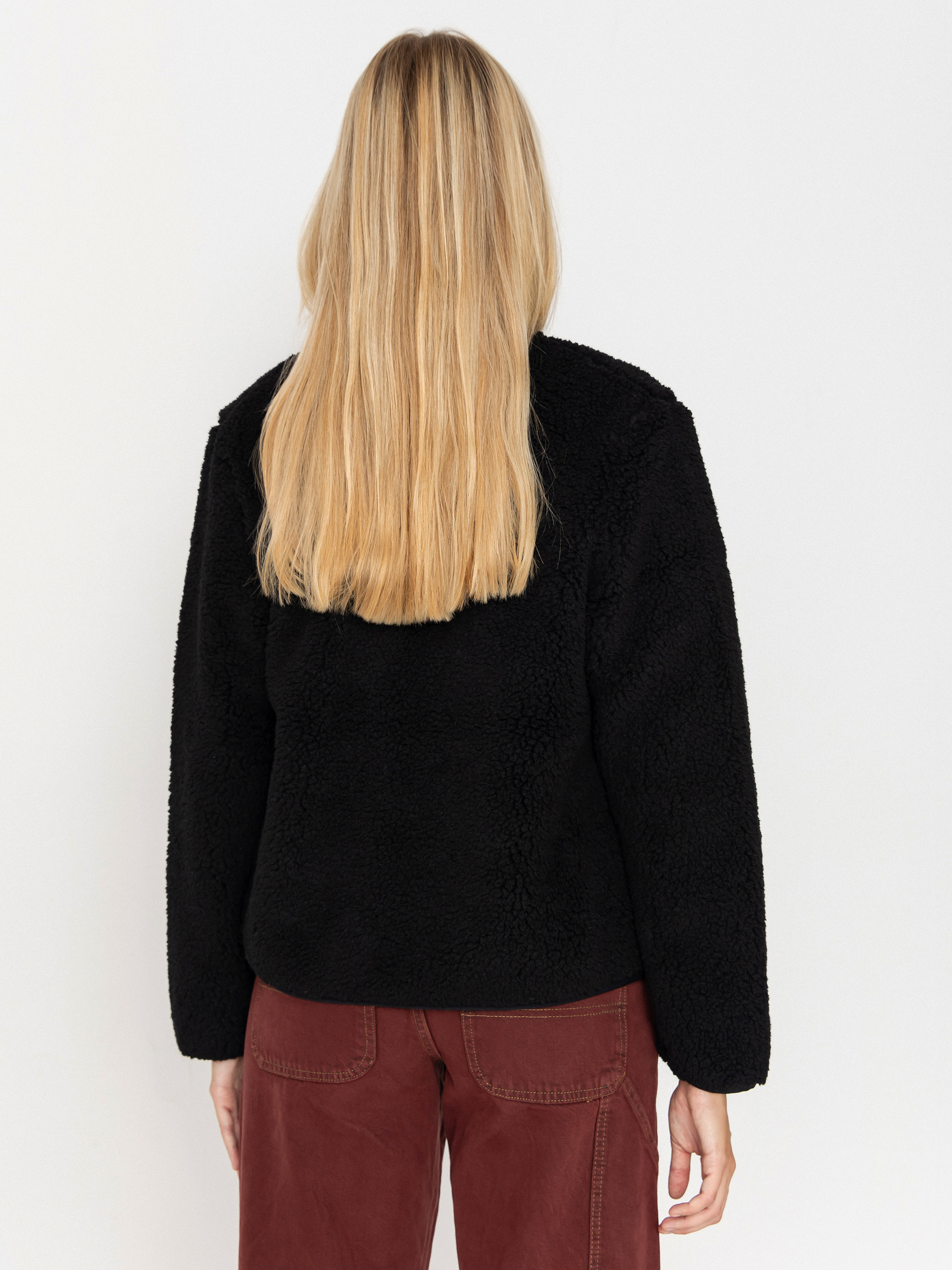 Pulóver Volcom Wuzer Fuzzar Wmn (black)