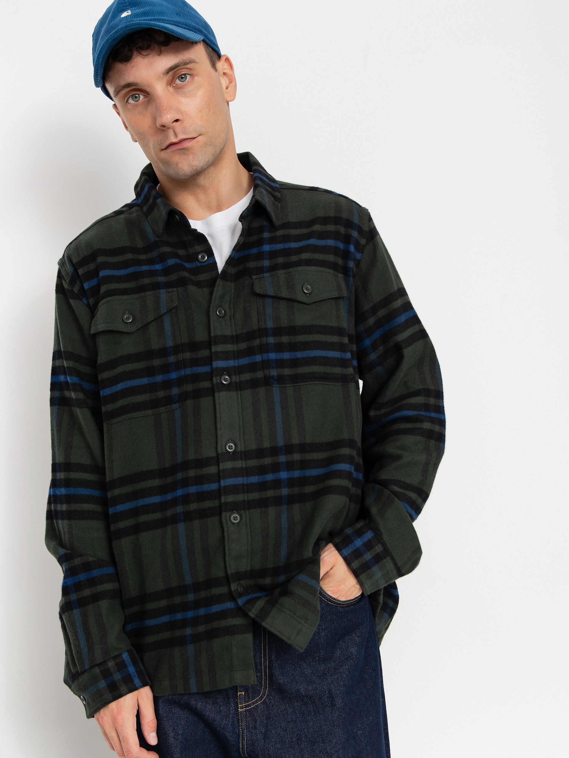 Ing Patagonia Fjord Flannel (catch old growth green)