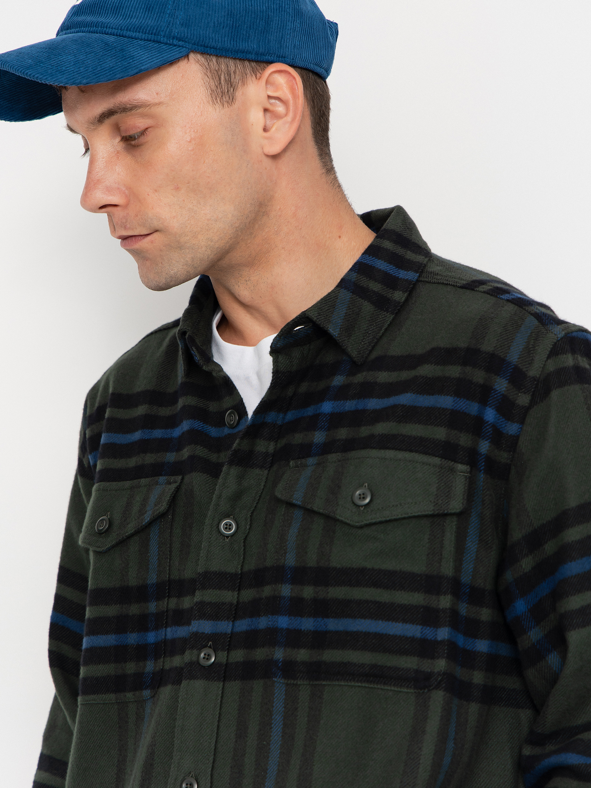 Ing Patagonia Fjord Flannel (catch old growth green)