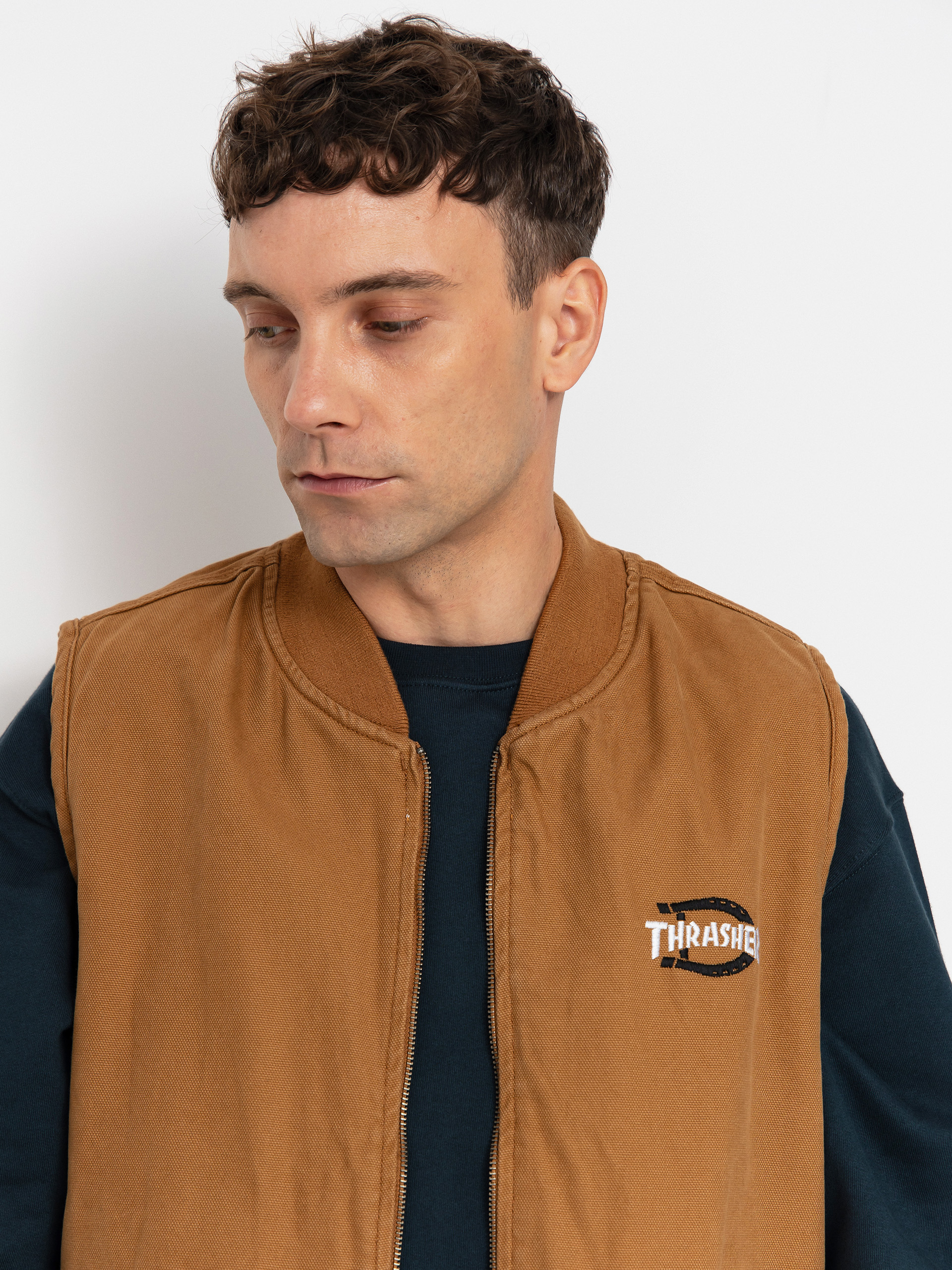 Dickies x Thrasher Vest Mellény (brown duck)
