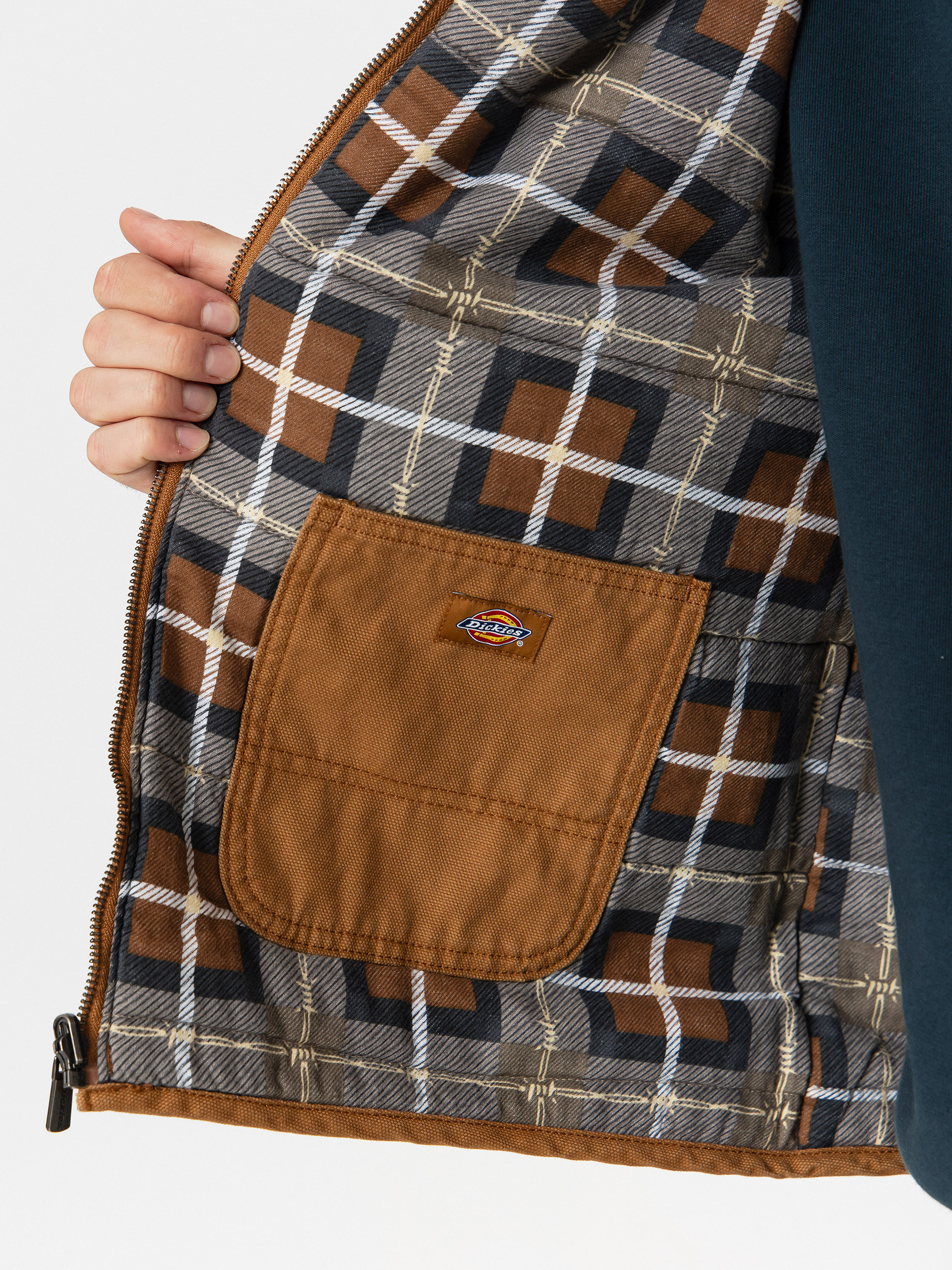 Dickies x Thrasher Vest Mellény (brown duck)