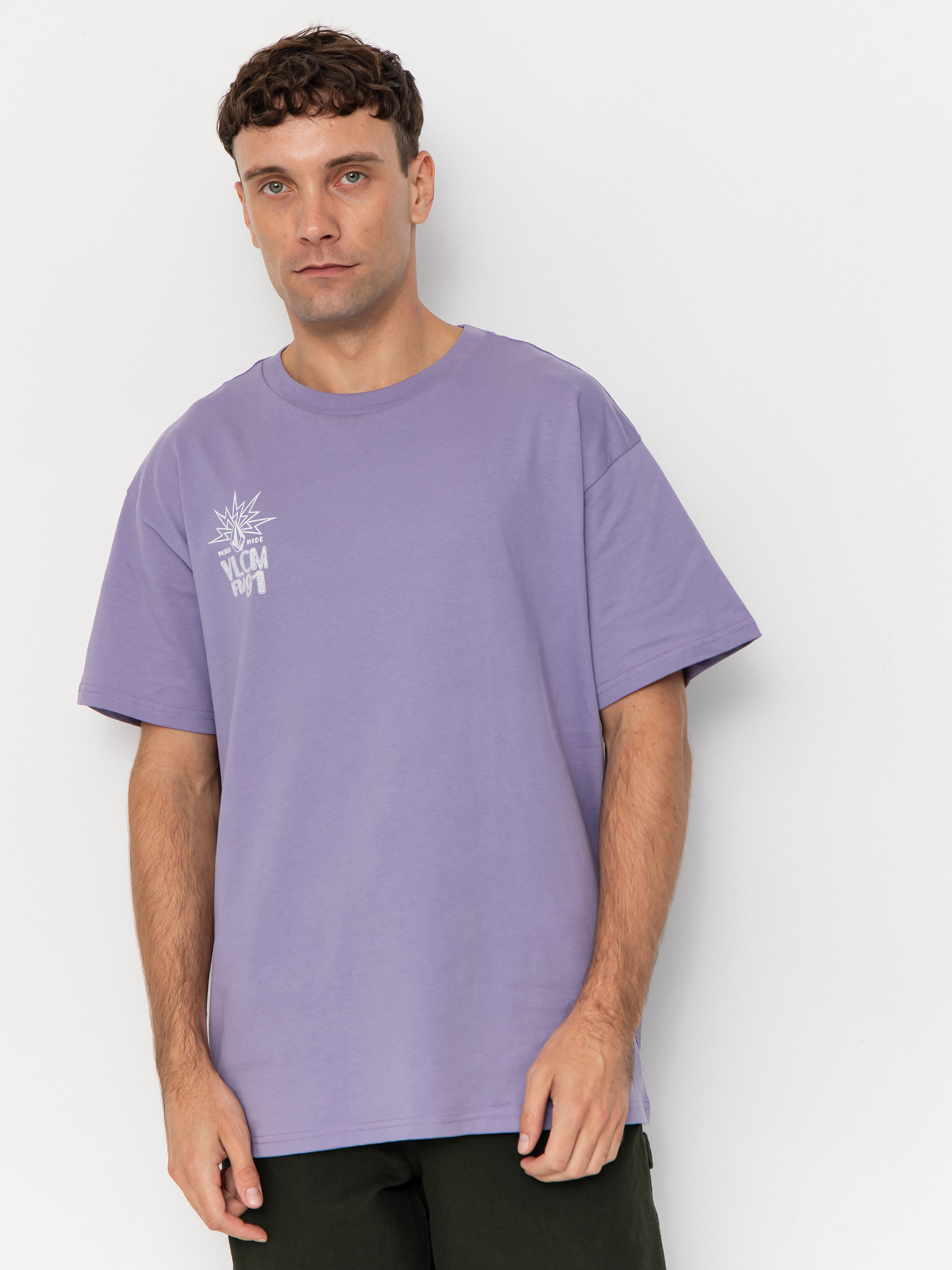 Póló Volcom Tune In (purple ash)