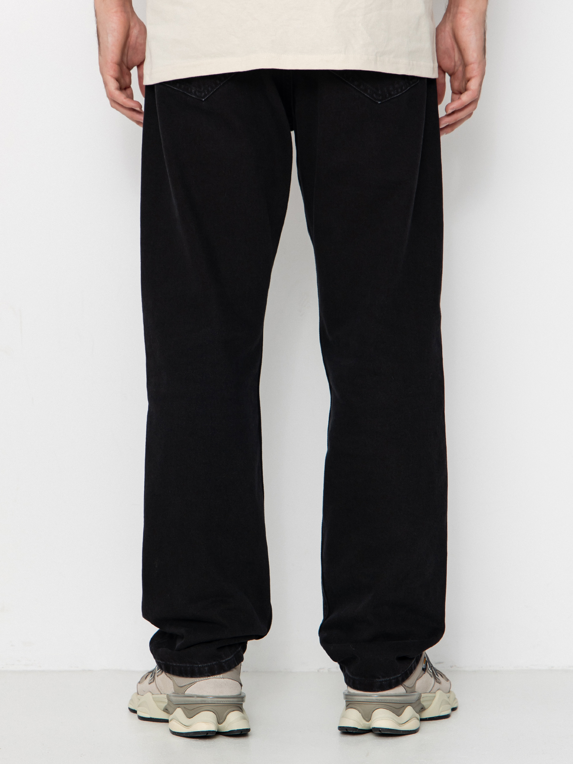 Carhartt WIP Nolan Kisnadrág (black/stone washed)