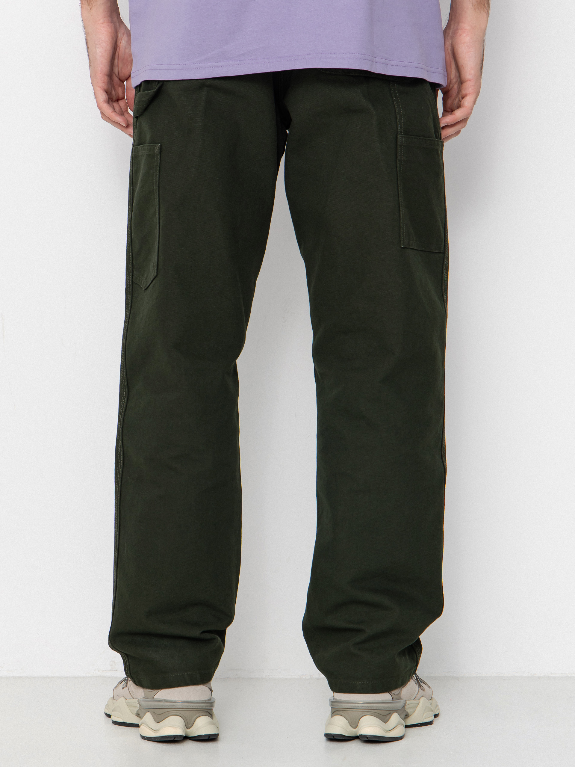 Carhartt WIP Single Knee Kisnadrág (olive/rinsed)