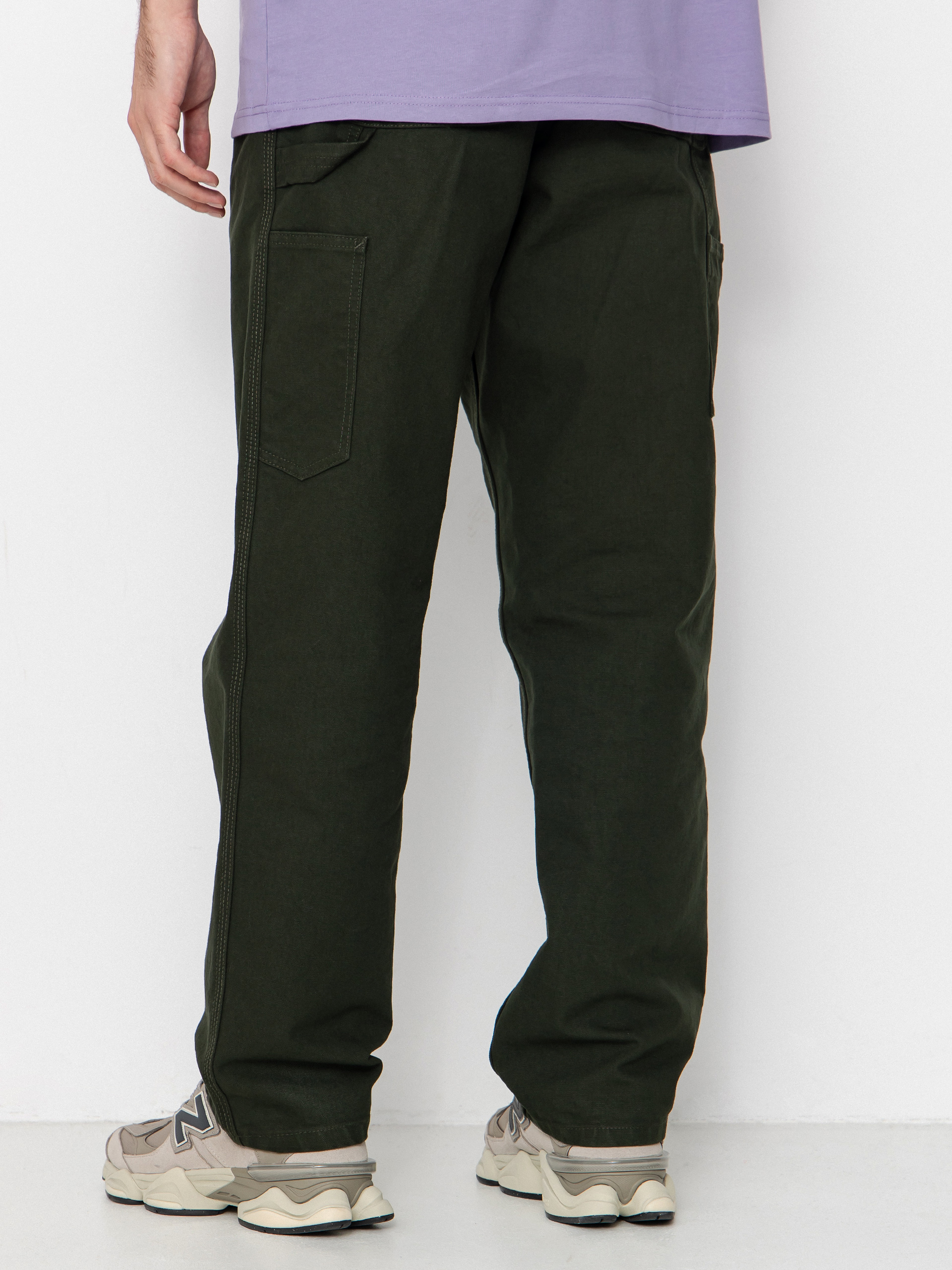Carhartt WIP Single Knee Kisnadrág (olive/rinsed)