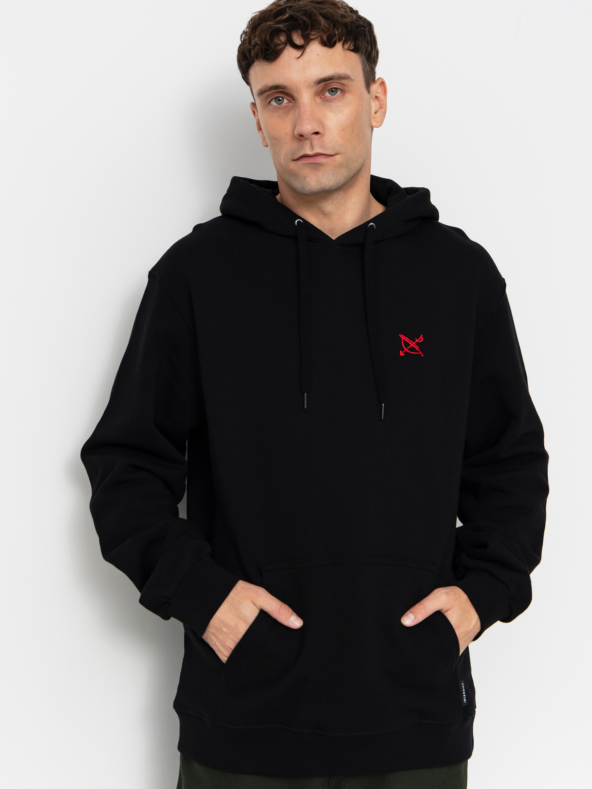 Iriedaily No Love HD Kapucnis pulóver (black)