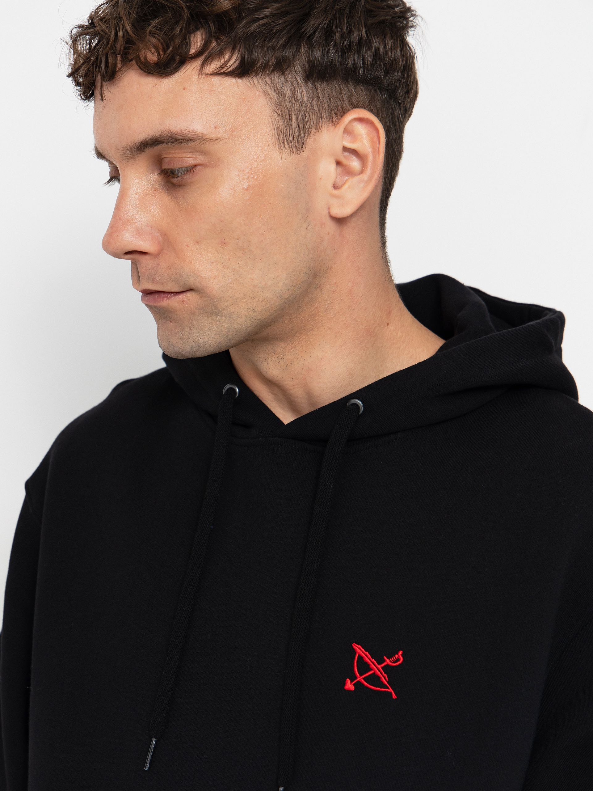 Iriedaily No Love HD Kapucnis pulóver (black)