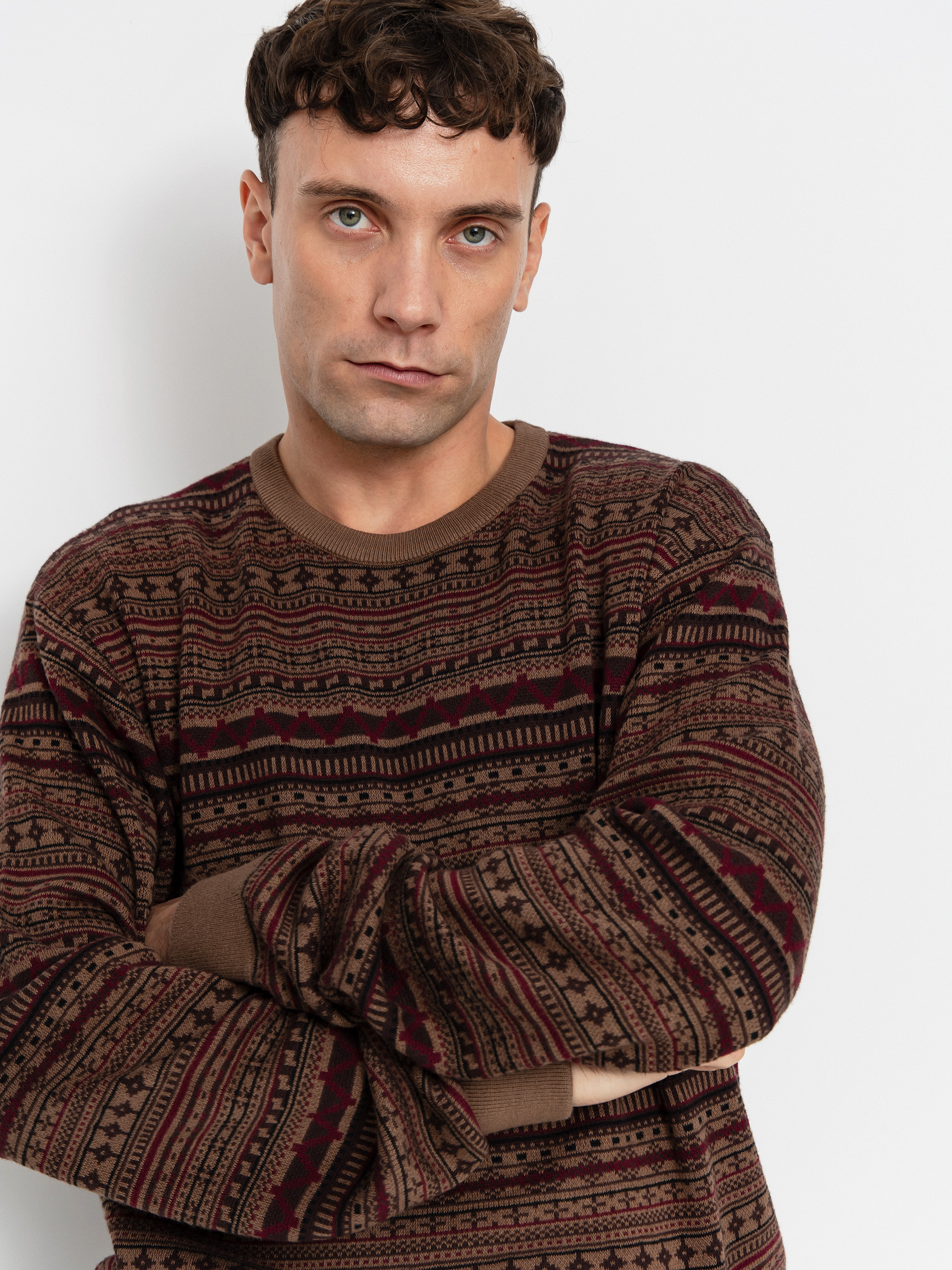 Iriedaily Mineo Pulóver (mocca)