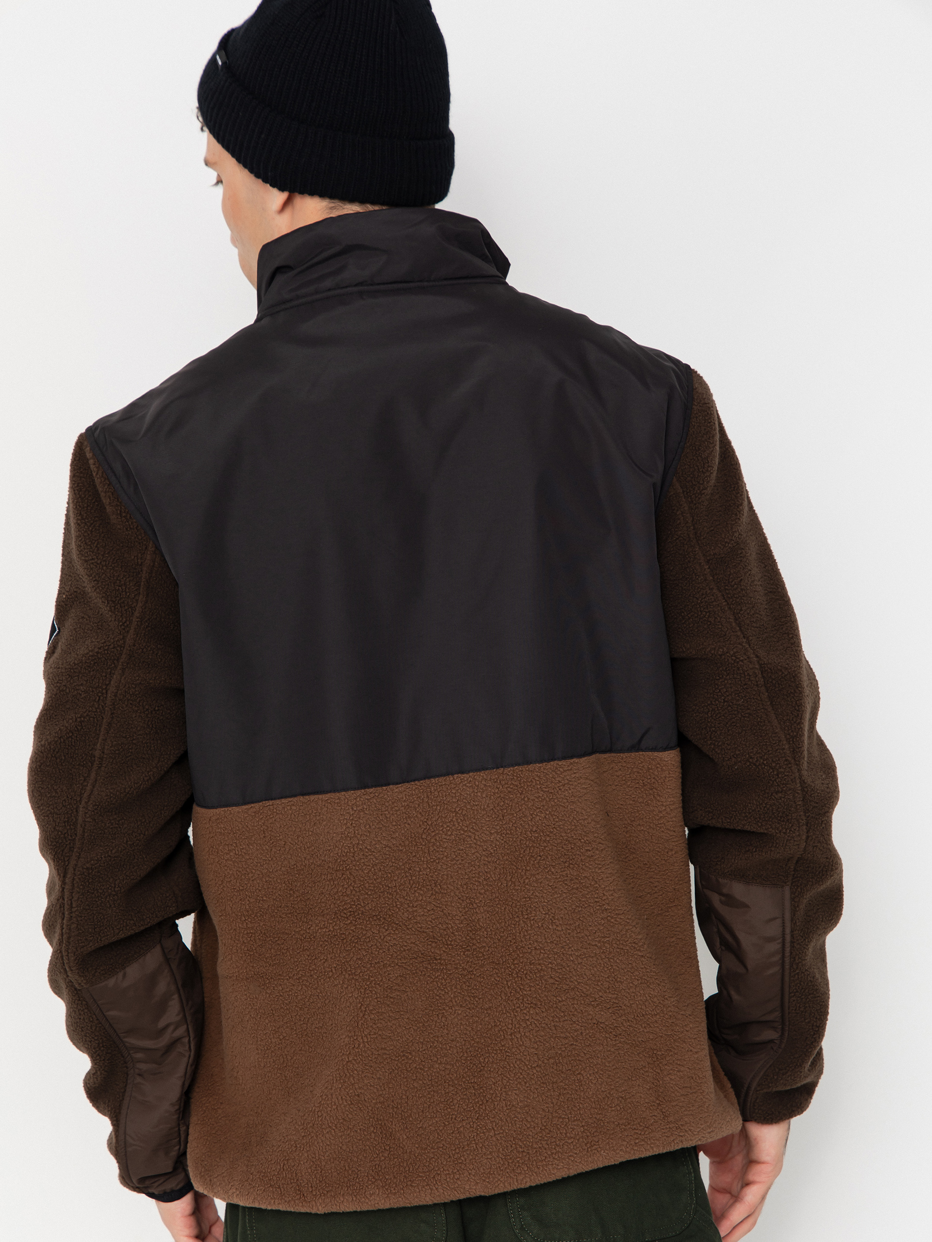 Iriedaily Auf Deck Fleece Dzseki (dark coffee)