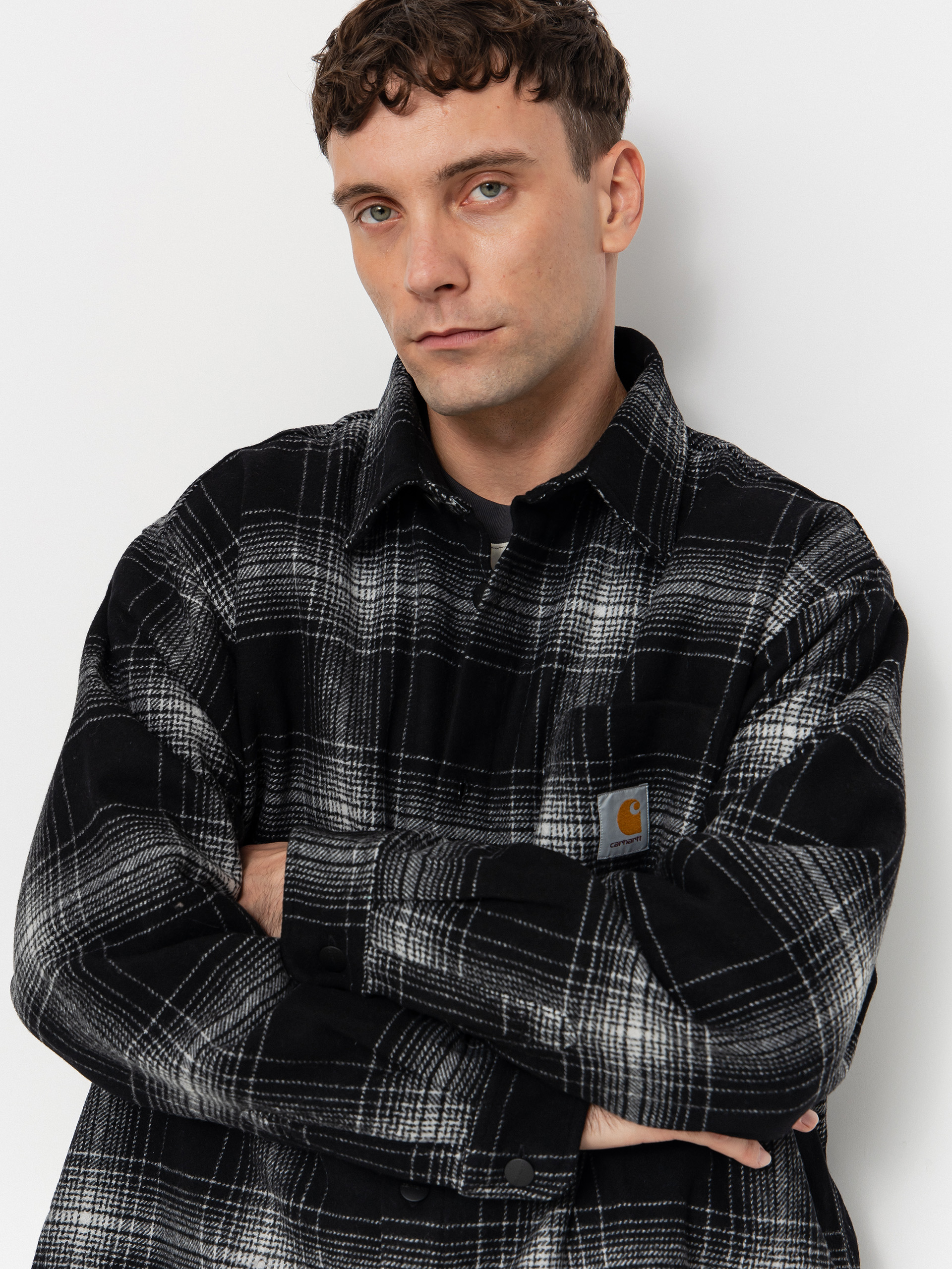 Dzseki Carhartt WIP Brennan (brennan check/black/wax)