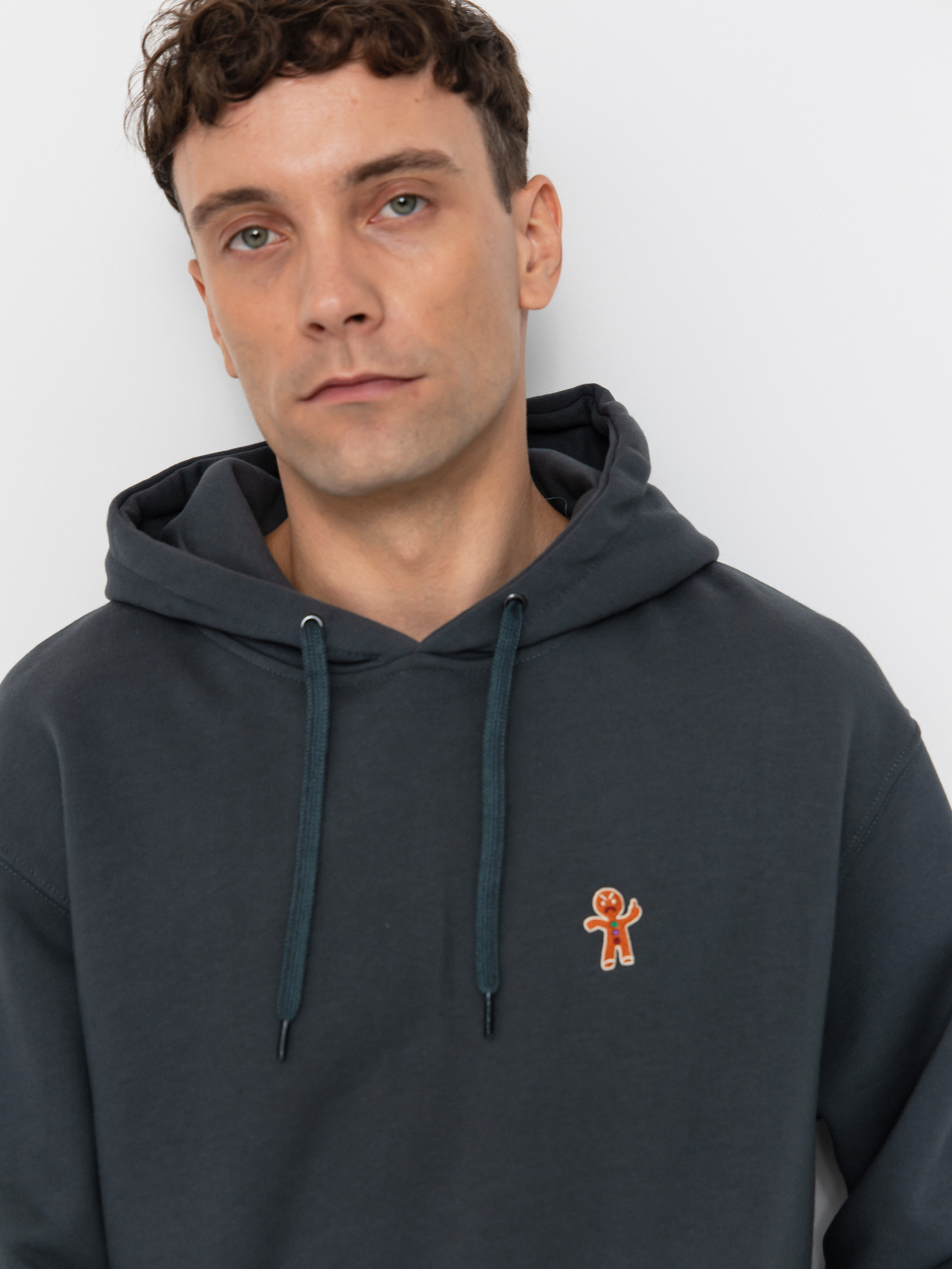 Kapucnis pulóver Iriedaily Cookieman HD (dark jungle)