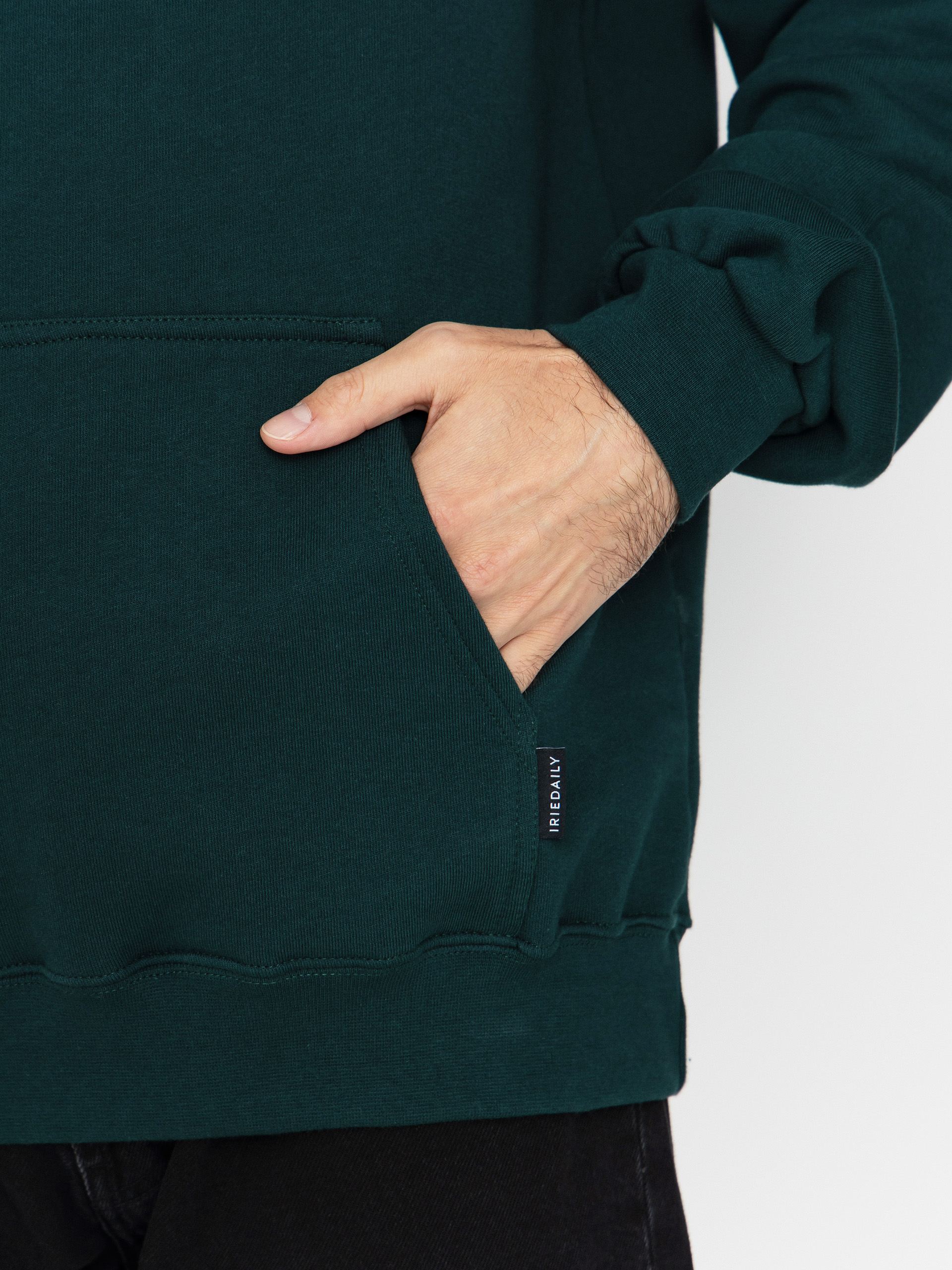 Kapucnis pulóver Iriedaily Bone Cat HD (nightforest)