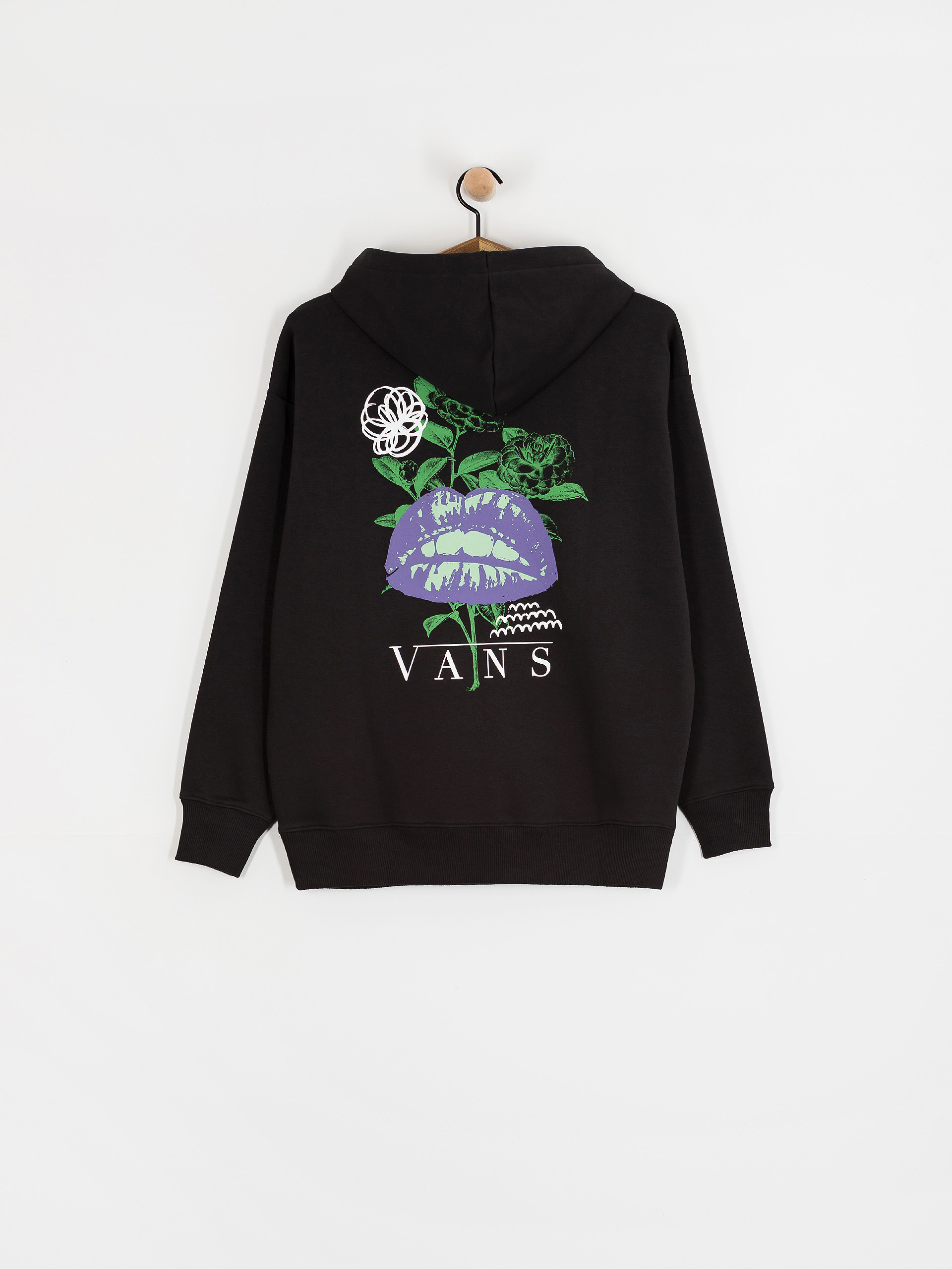 Vans Talk Talk Os HD Wmn Kapucnis pulóver (black)