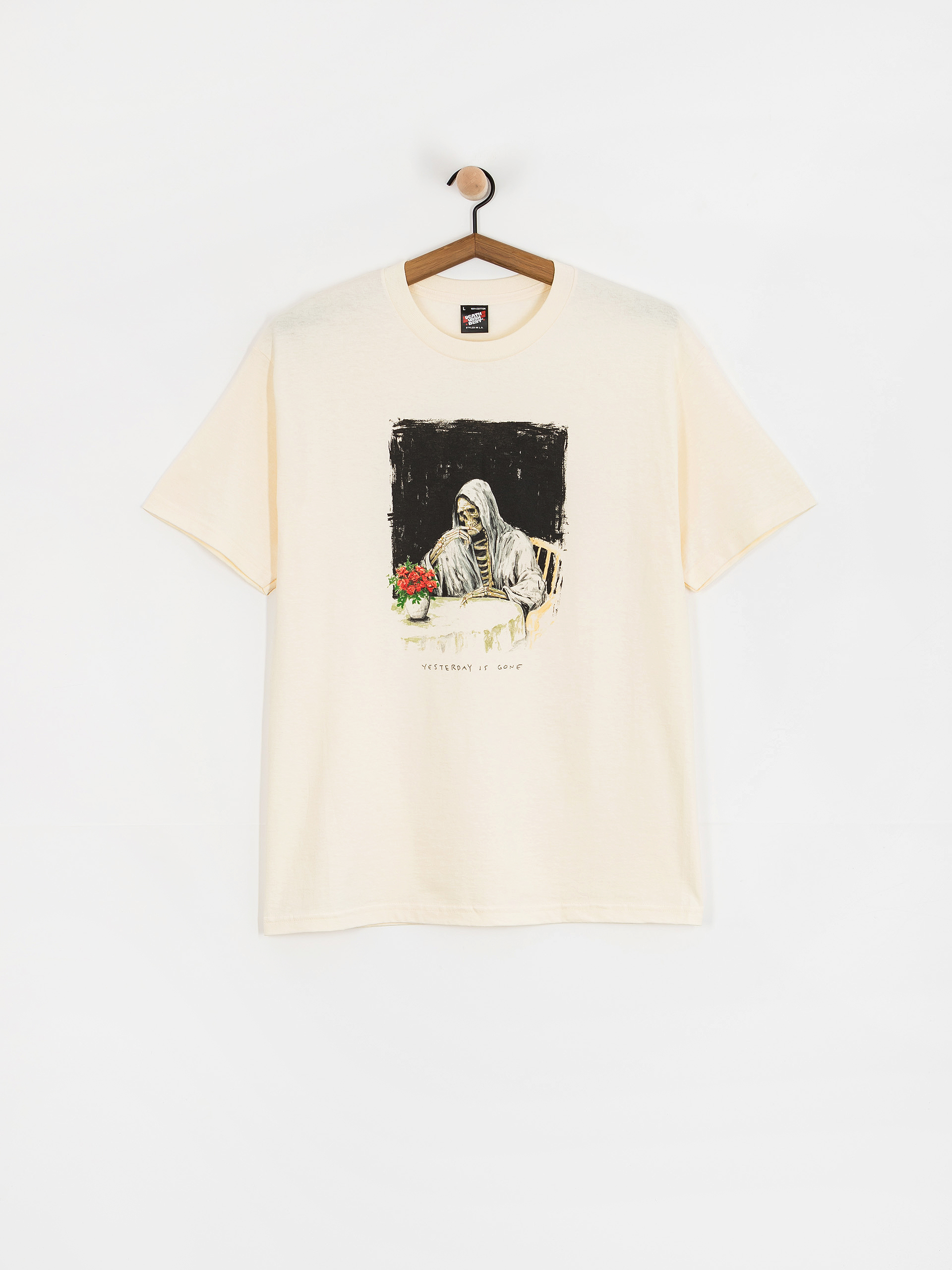 Deathwish Yesterday Is Gone Póló (cream)